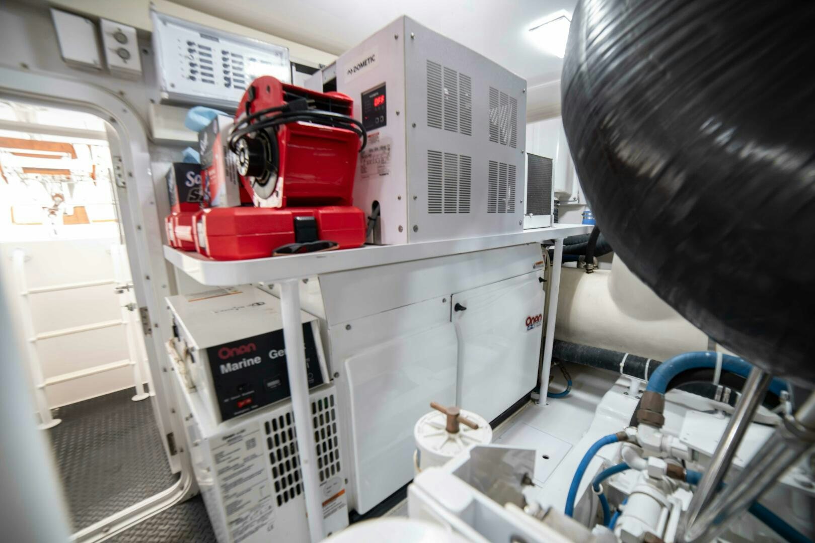 a person working in a laboratory aboard Z MOTIVATION Yacht for Sale