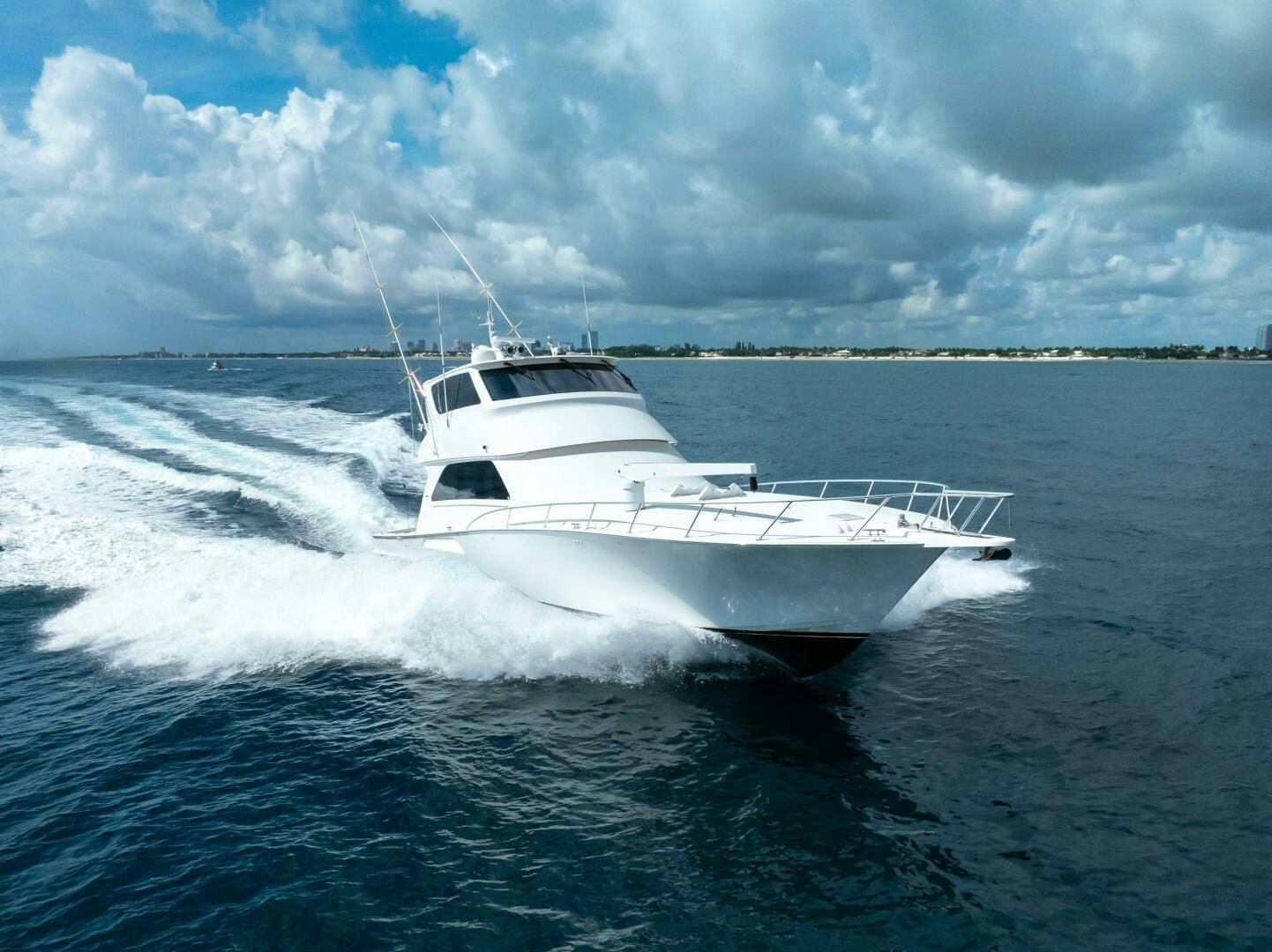 a boat on the water aboard Z MOTIVATION Yacht for Sale