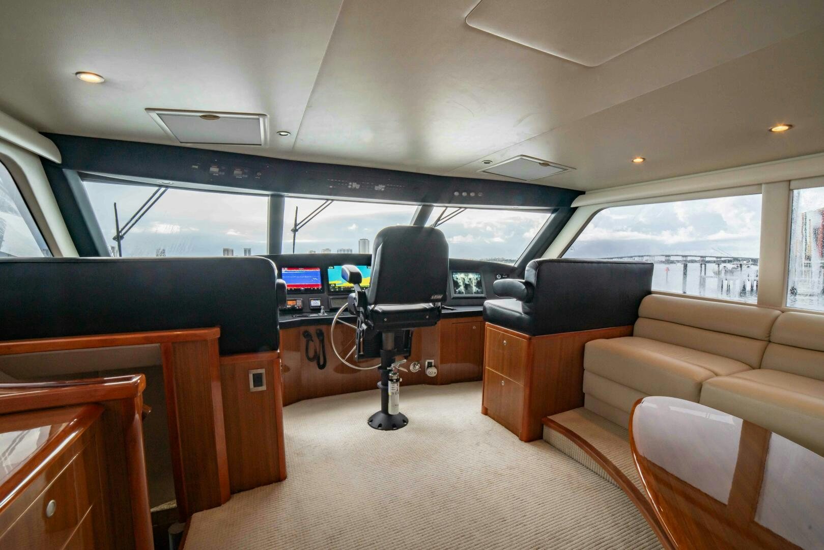 inside of a car aboard Z MOTIVATION Yacht for Sale