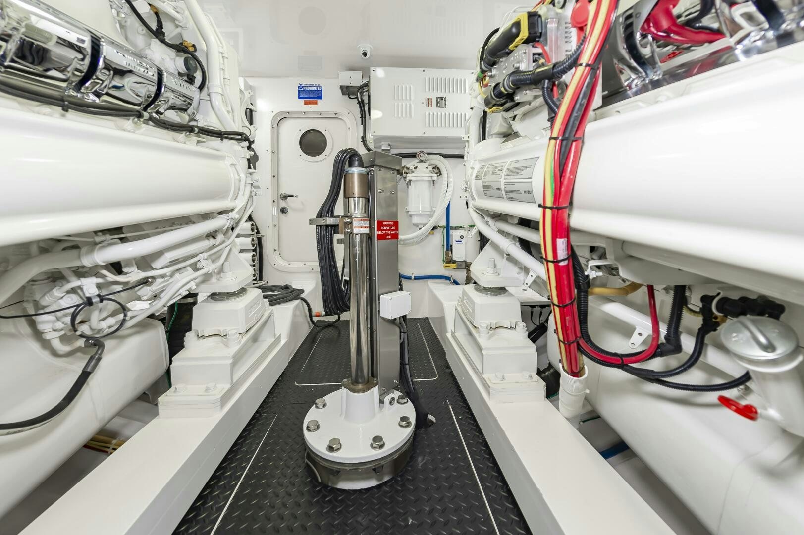a close-up of a machine aboard MERCENARIA Yacht for Sale