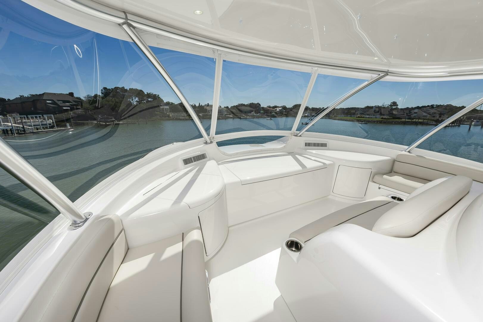 the inside of a boat aboard MERCENARIA Yacht for Sale