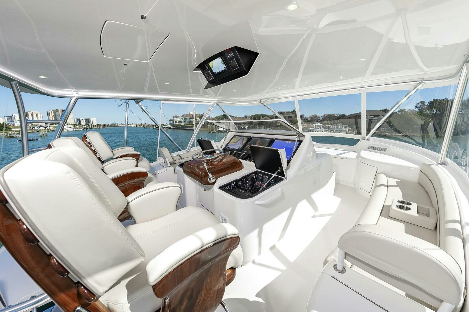 inside of a yacht aboard MERCENARIA Yacht for Sale