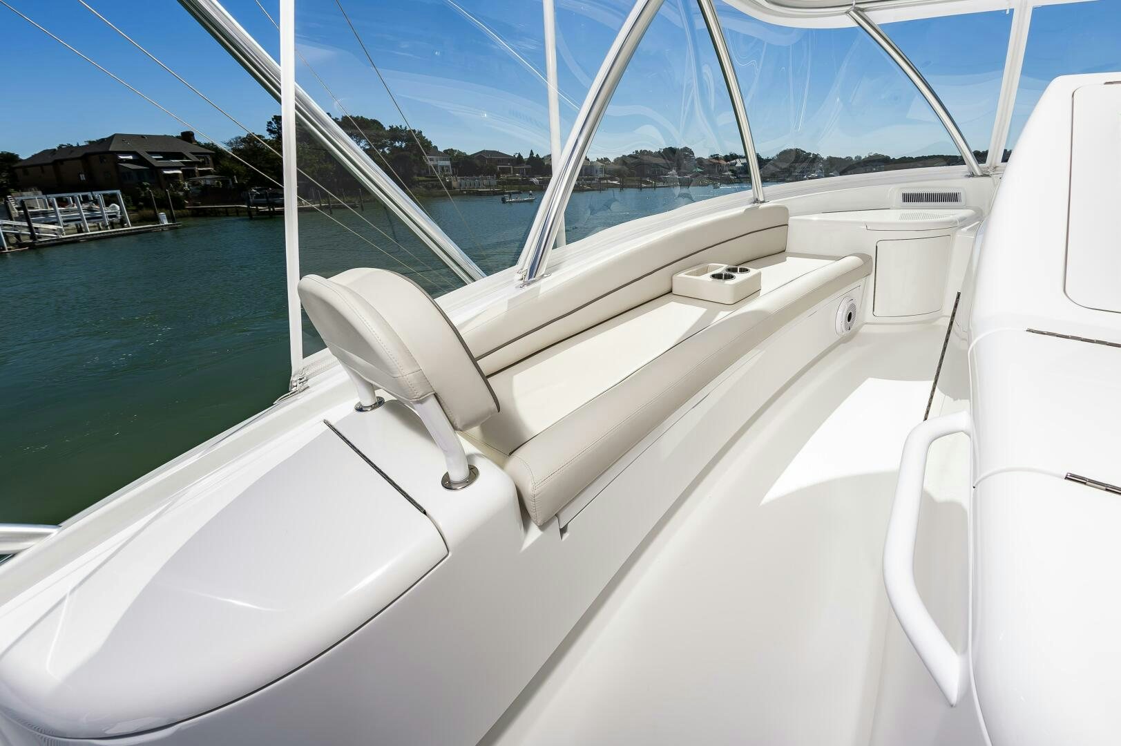 a boat on the water aboard MERCENARIA Yacht for Sale