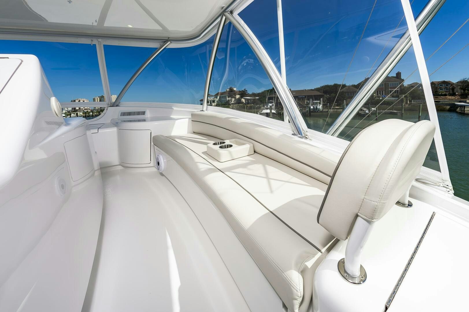 a boat on the water aboard MERCENARIA Yacht for Sale