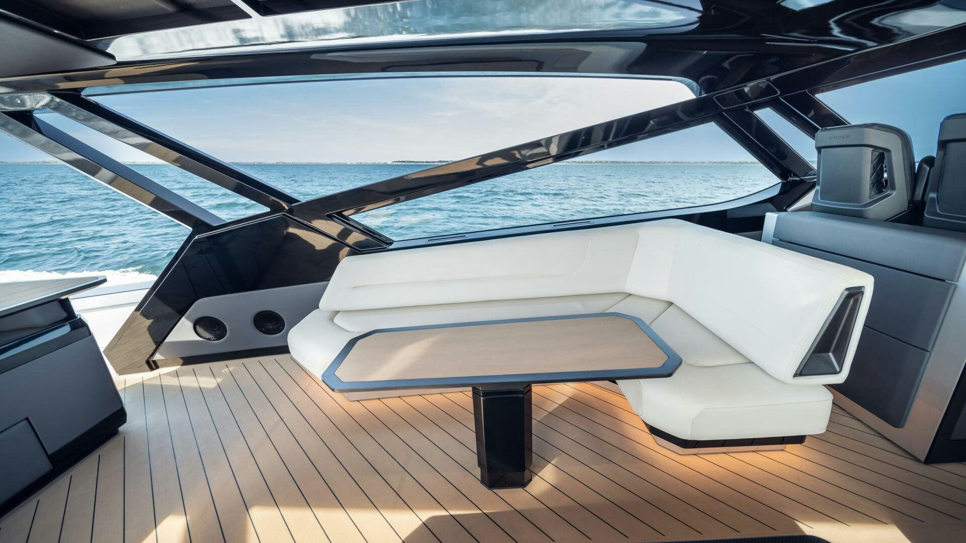 the inside of a boat aboard FELLOWSHIP II Yacht for Sale