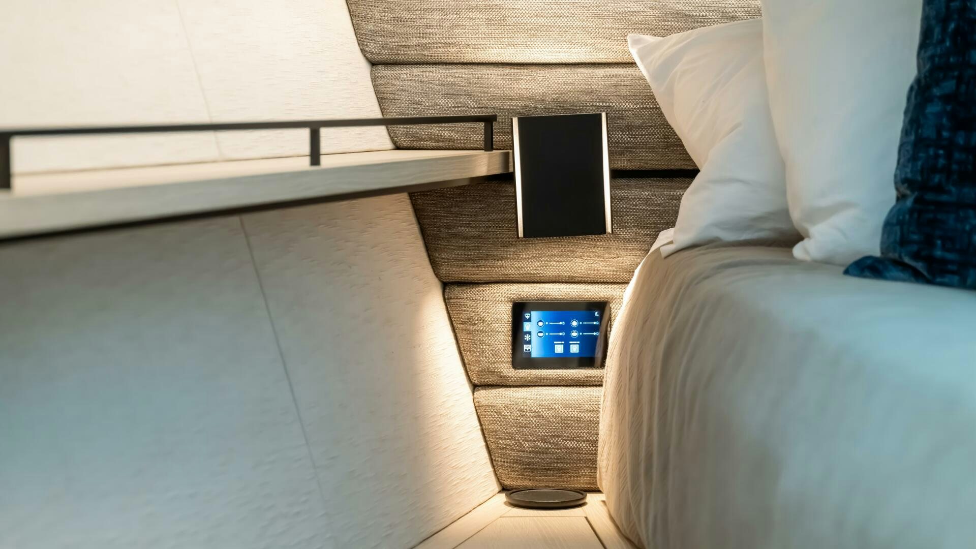 a watch on a table aboard FELLOWSHIP II Yacht for Sale