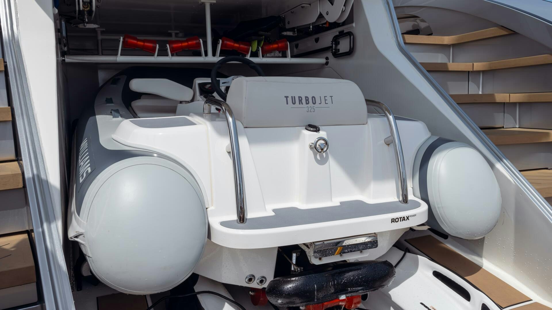 a machine with a large lens aboard FELLOWSHIP II Yacht for Sale