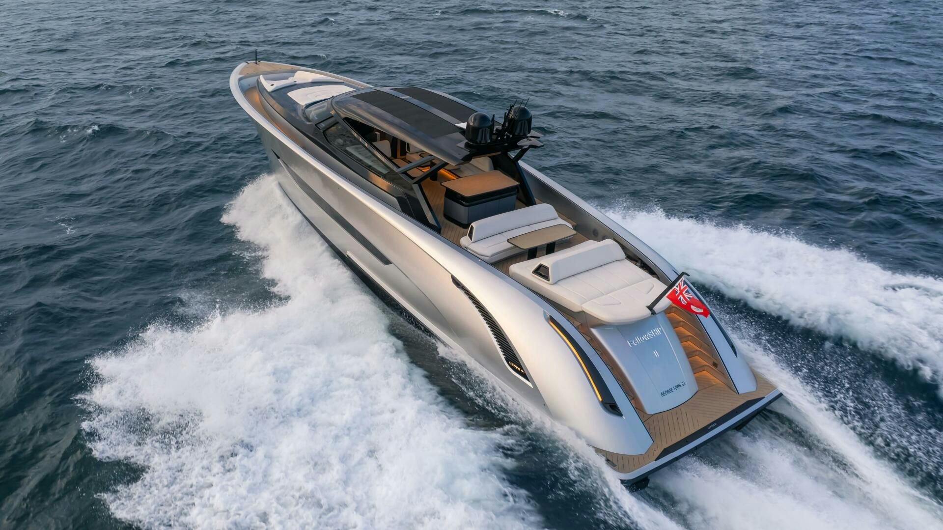 a boat on the water aboard FELLOWSHIP II Yacht for Sale