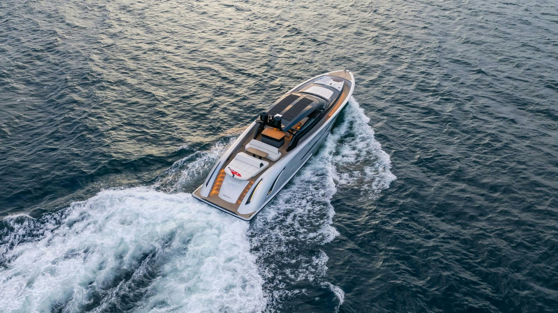 a boat in the water aboard FELLOWSHIP II Yacht for Sale