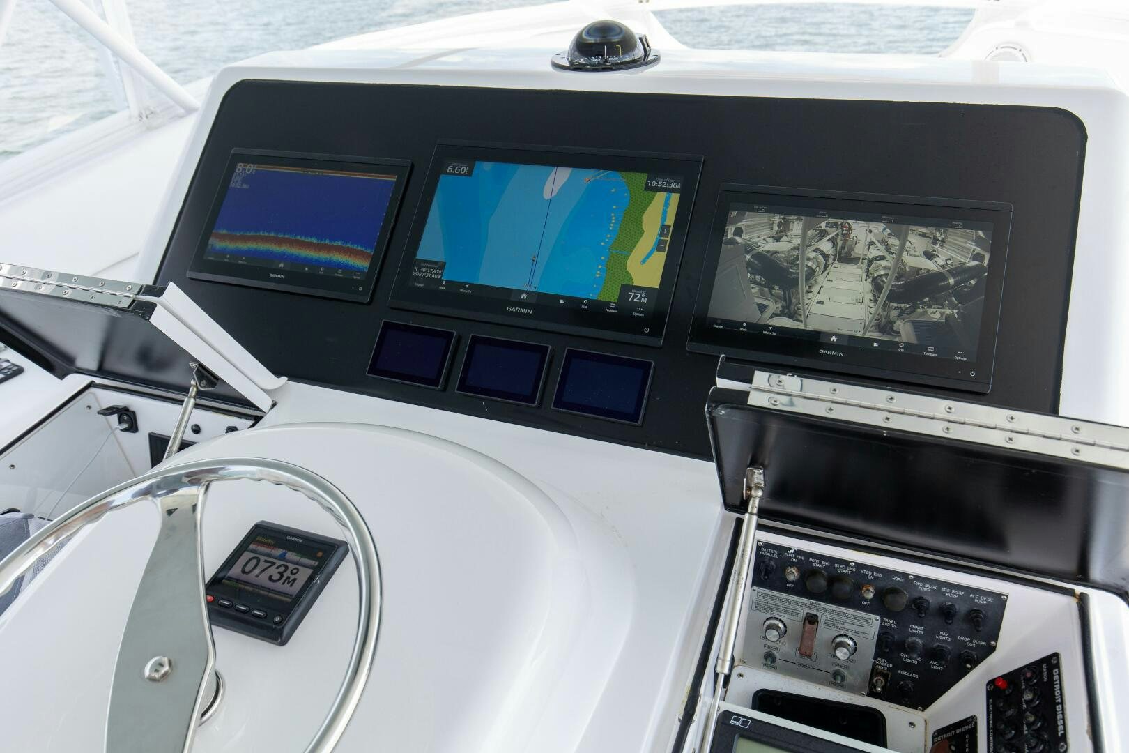 a group of electronic devices aboard JESSI SUE Yacht for Sale