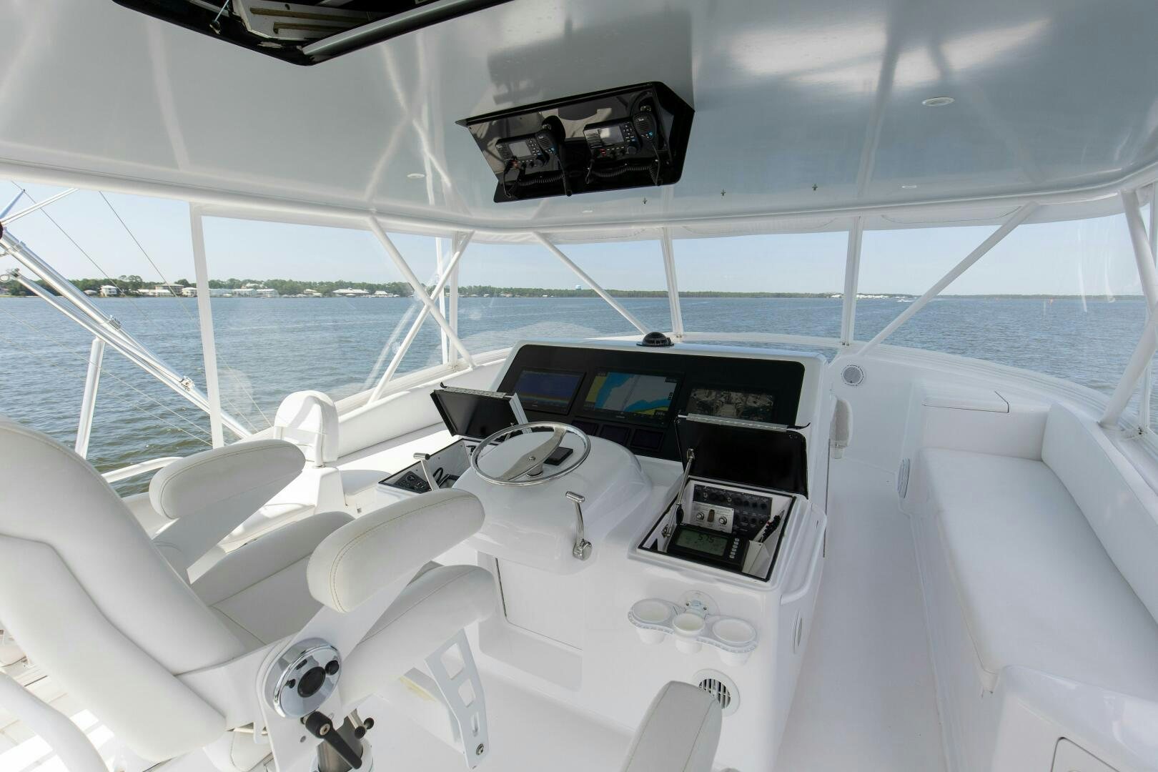 a cockpit of a plane aboard JESSI SUE Yacht for Sale