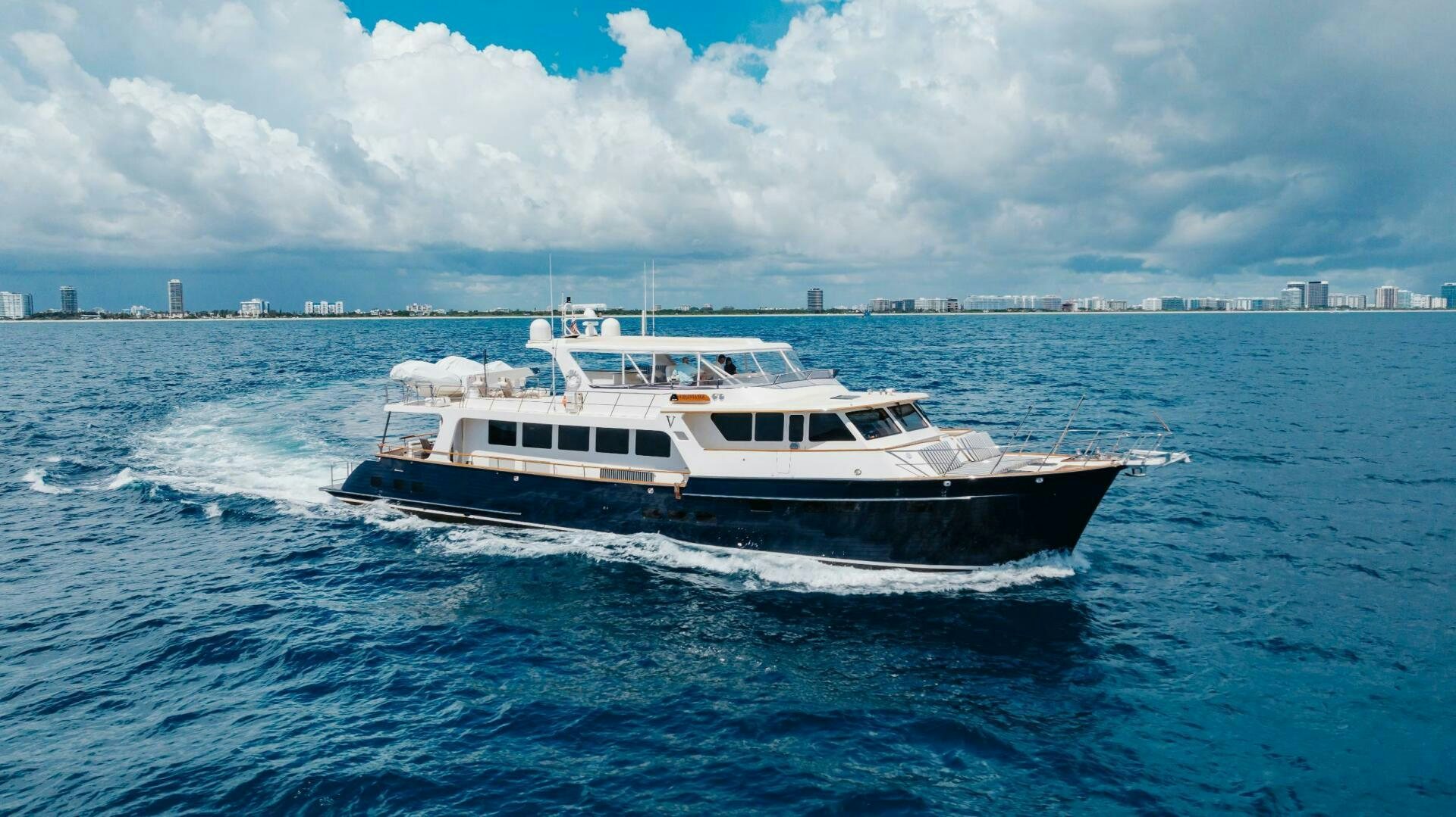 a boat in the water aboard VIRGINIA SEA Yacht for Sale