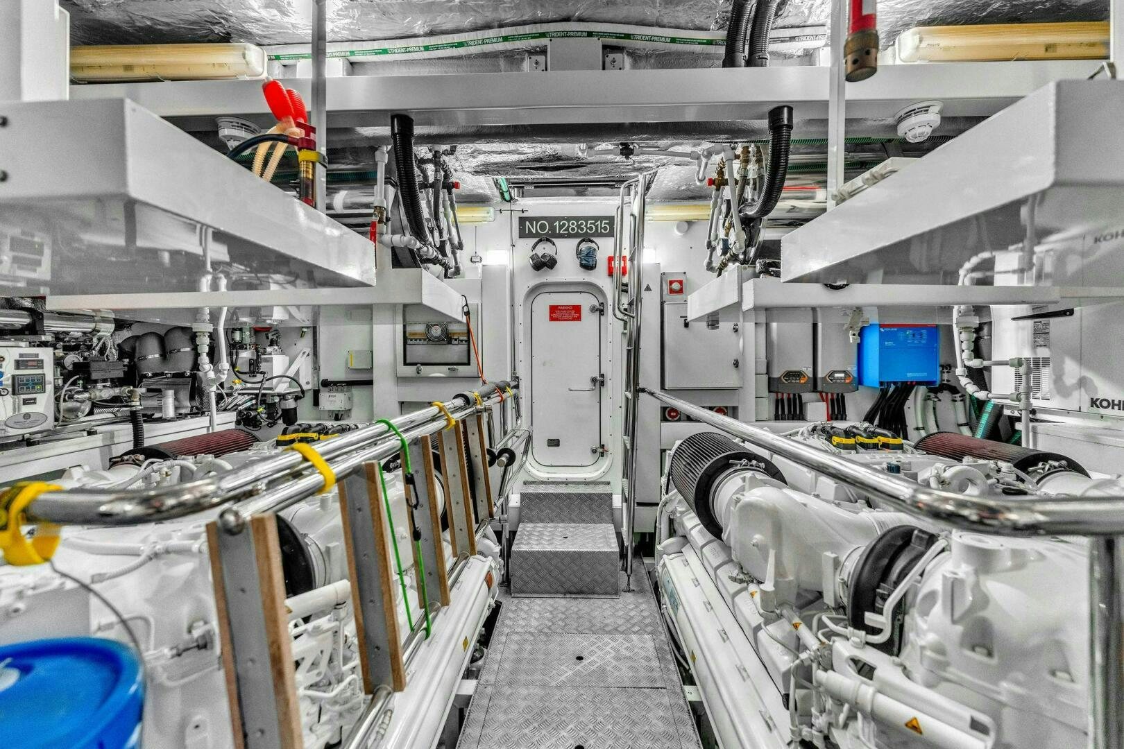 a room with machinery aboard KARILLIAN & COMPANY Yacht for Sale