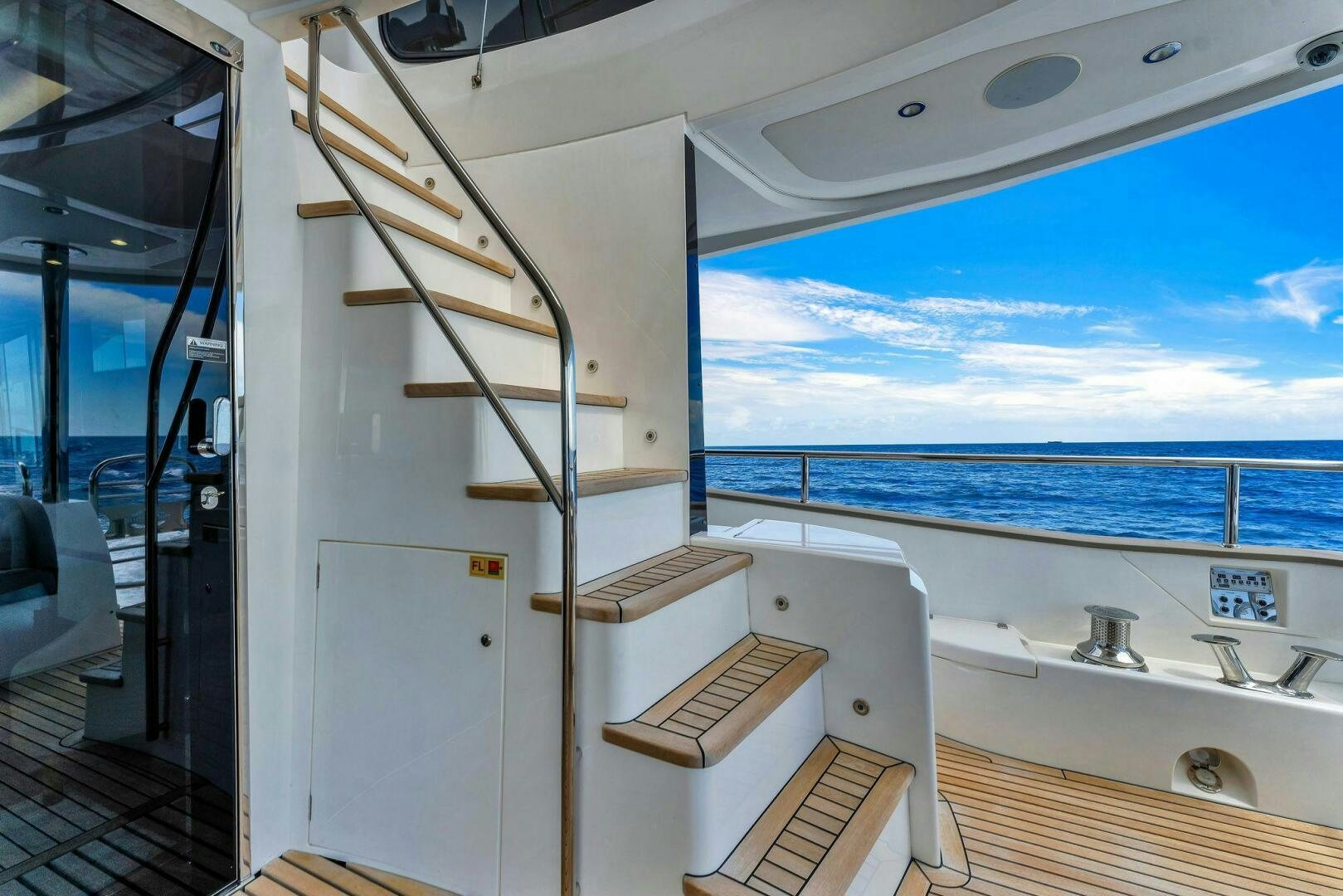 a boat with a ladder aboard KARILLIAN & COMPANY Yacht for Sale