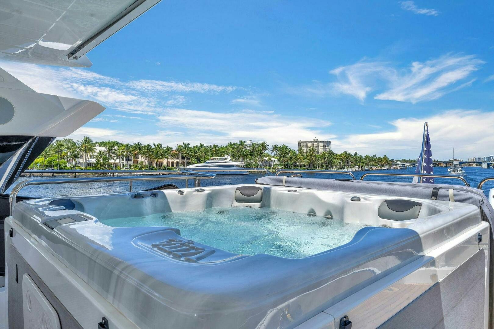 a boat on the water aboard KARILLIAN & COMPANY Yacht for Sale