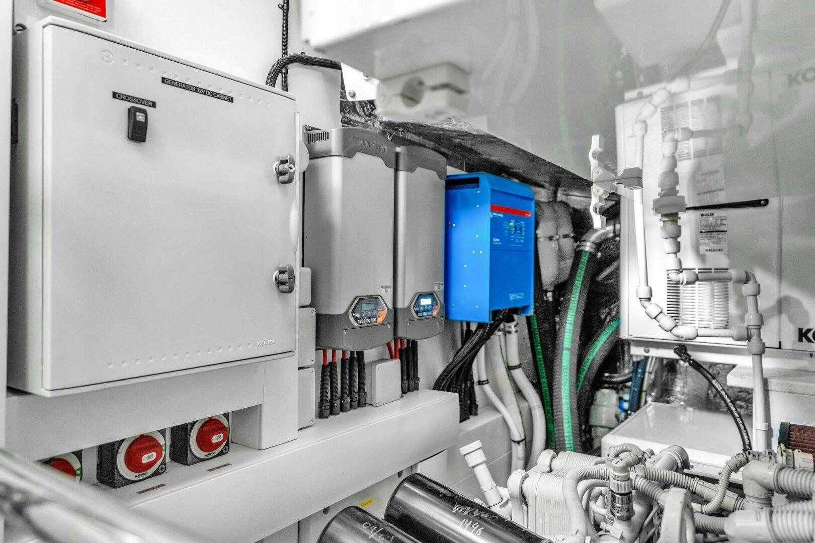 a close-up of a machine aboard KARILLIAN & COMPANY Yacht for Sale