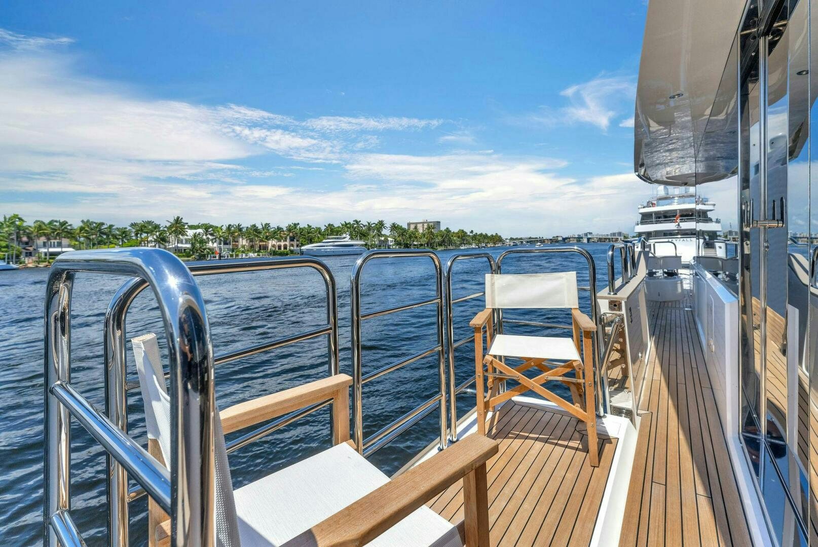 a boat on the water aboard KARILLIAN & COMPANY Yacht for Sale