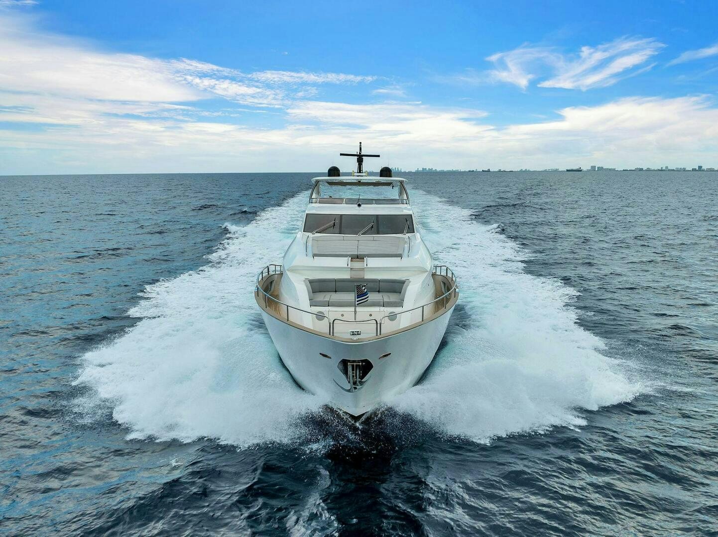 a boat on the water aboard KARILLIAN & COMPANY Yacht for Sale