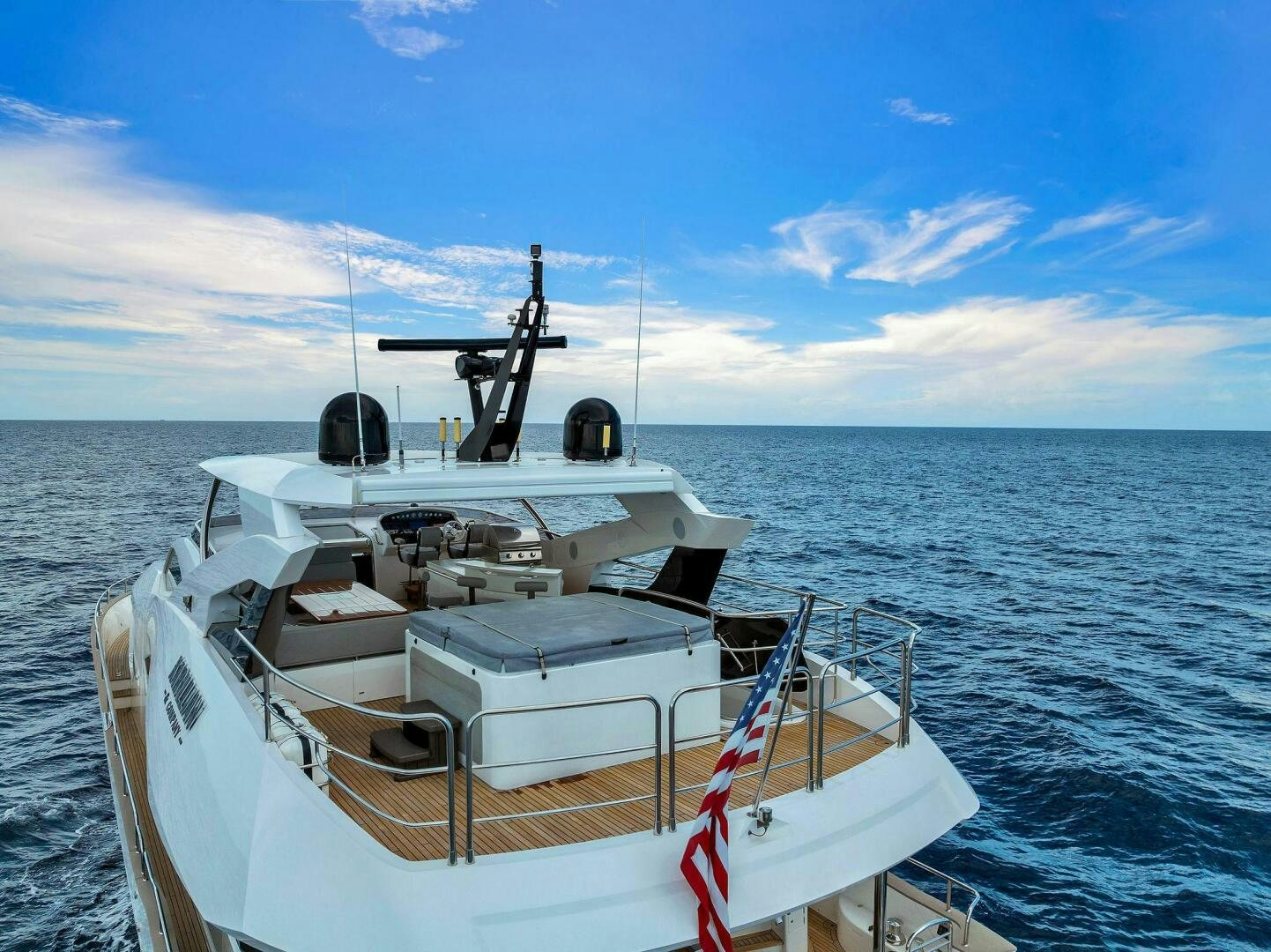 a boat on the water aboard KARILLIAN & COMPANY Yacht for Sale