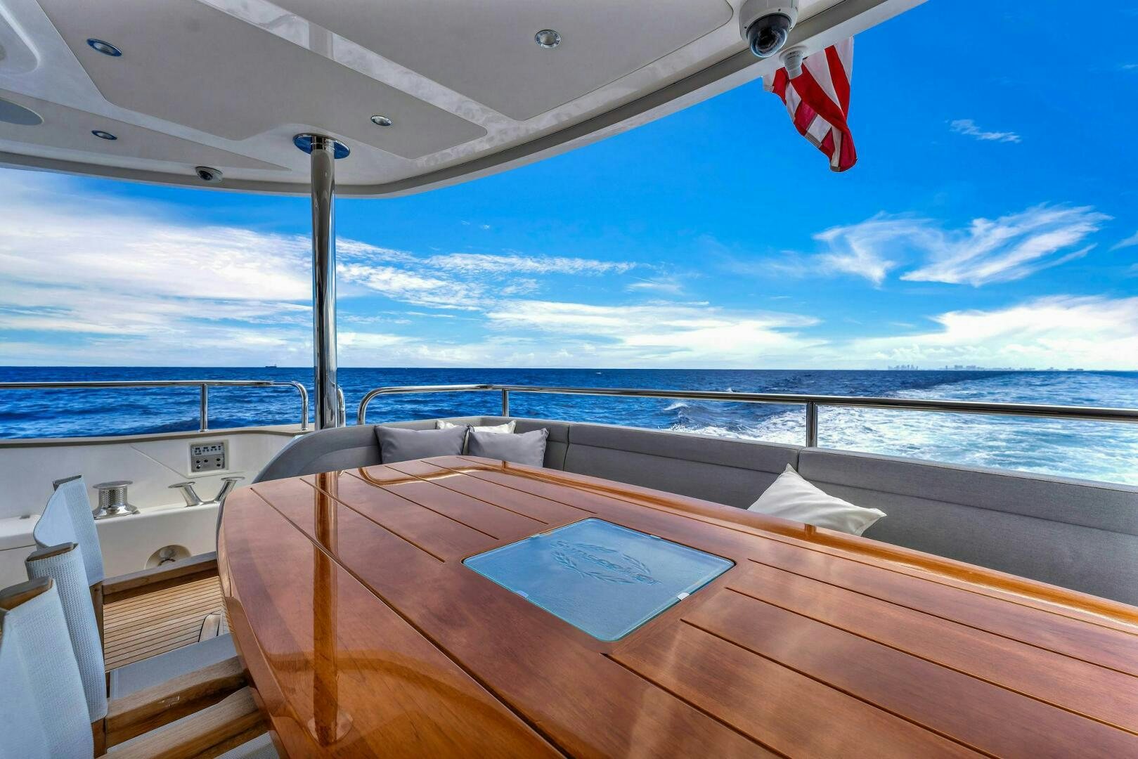 a boat on the water aboard KARILLIAN & COMPANY Yacht for Sale