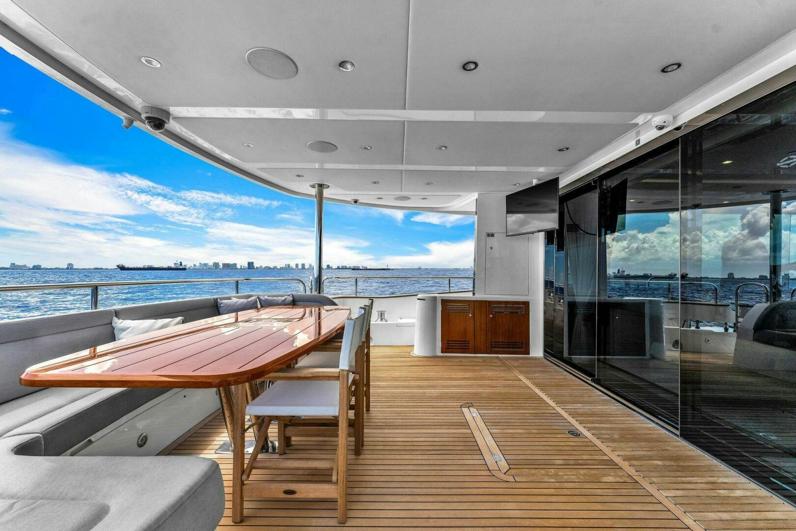 a boat on the water aboard KARILLIAN & COMPANY Yacht for Sale