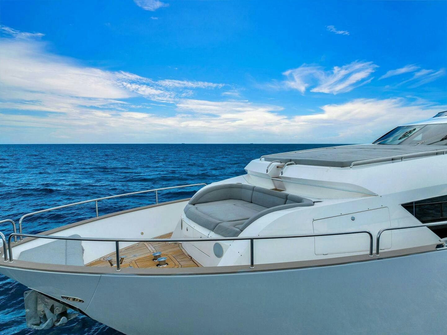 a boat on the water aboard KARILLIAN & COMPANY Yacht for Sale