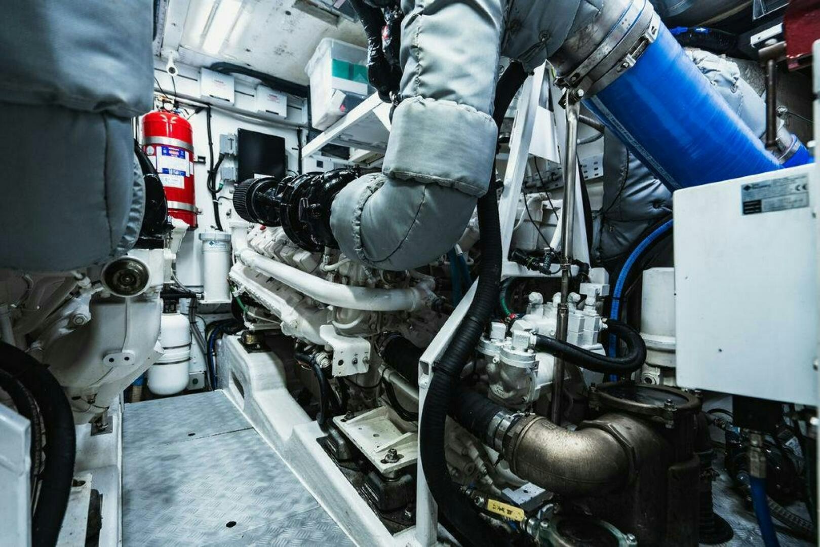 a machine with a machine aboard EMPIRE SUN Yacht for Sale