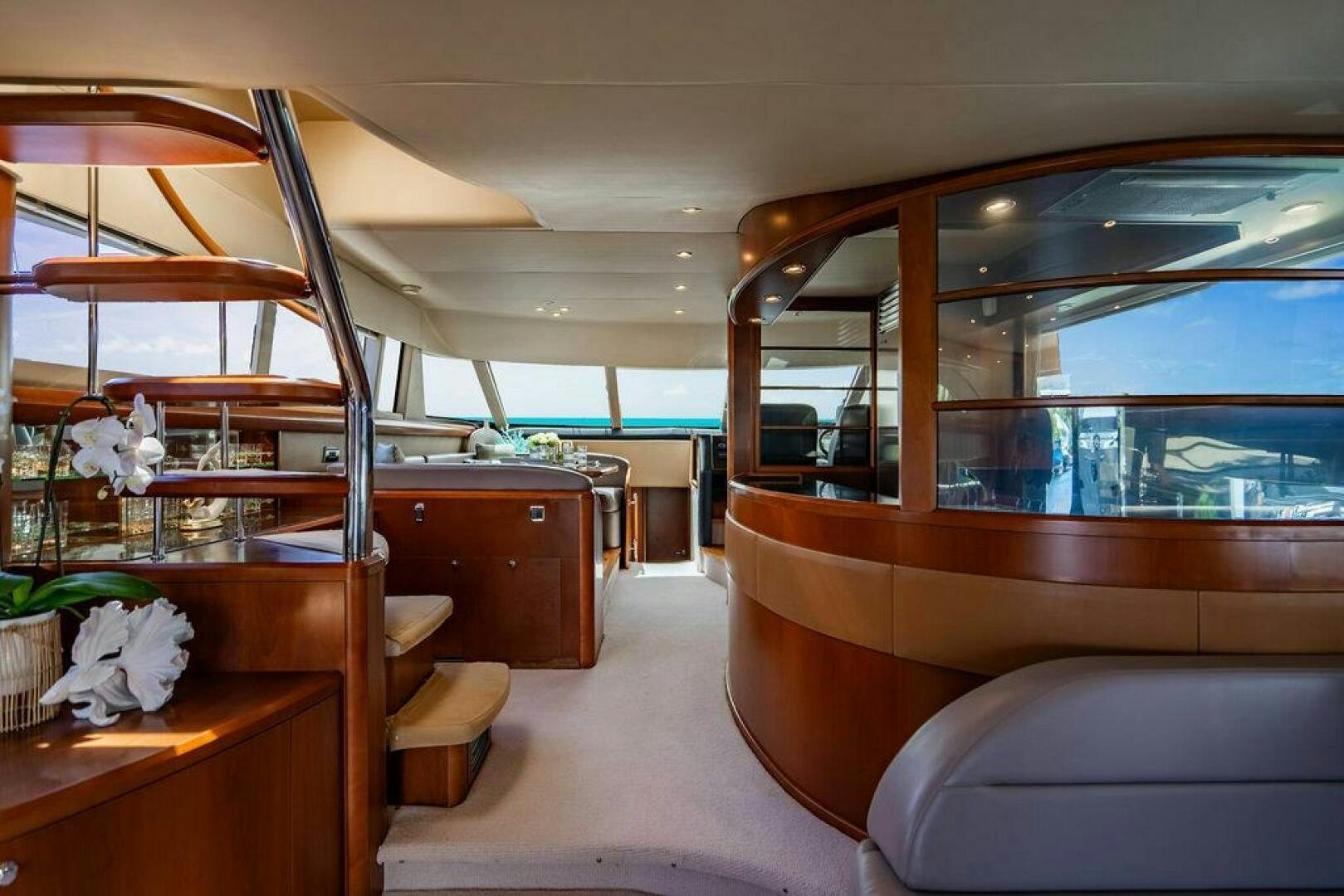 inside of a vehicle aboard EMPIRE SUN Yacht for Sale