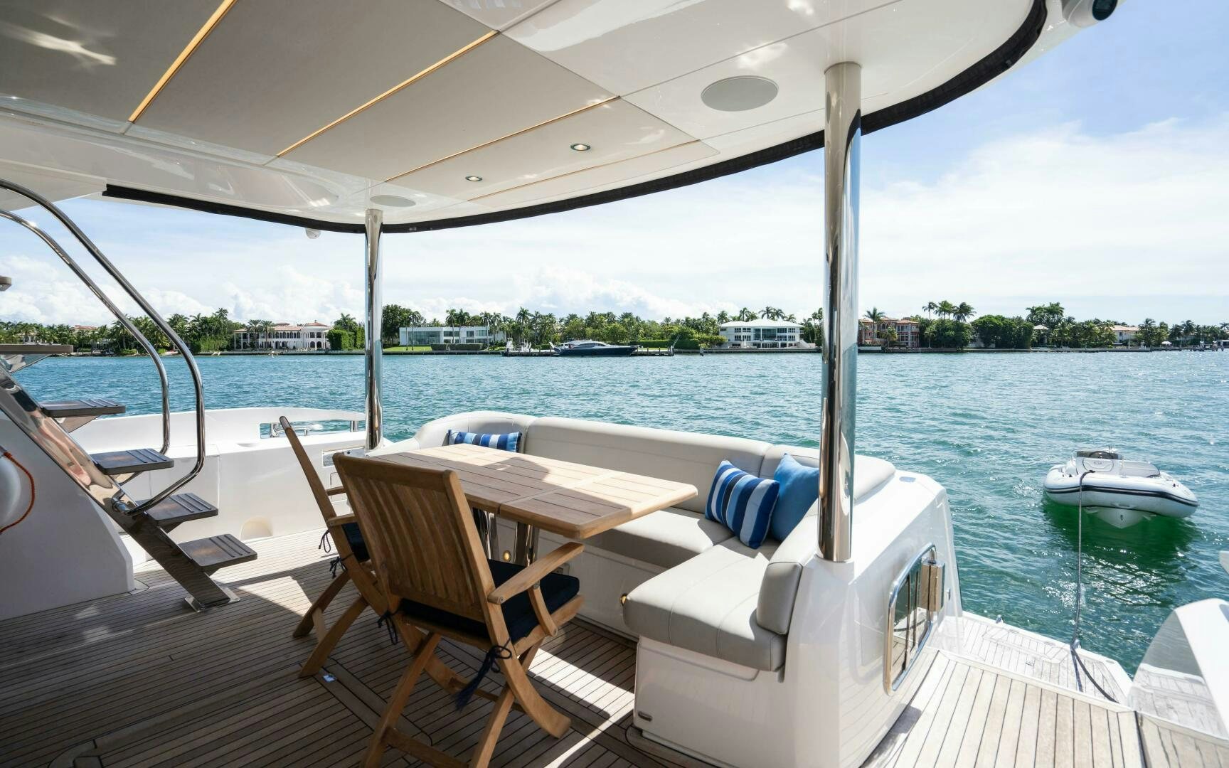 a boat on the water aboard 4-PLAY VII Yacht for Sale