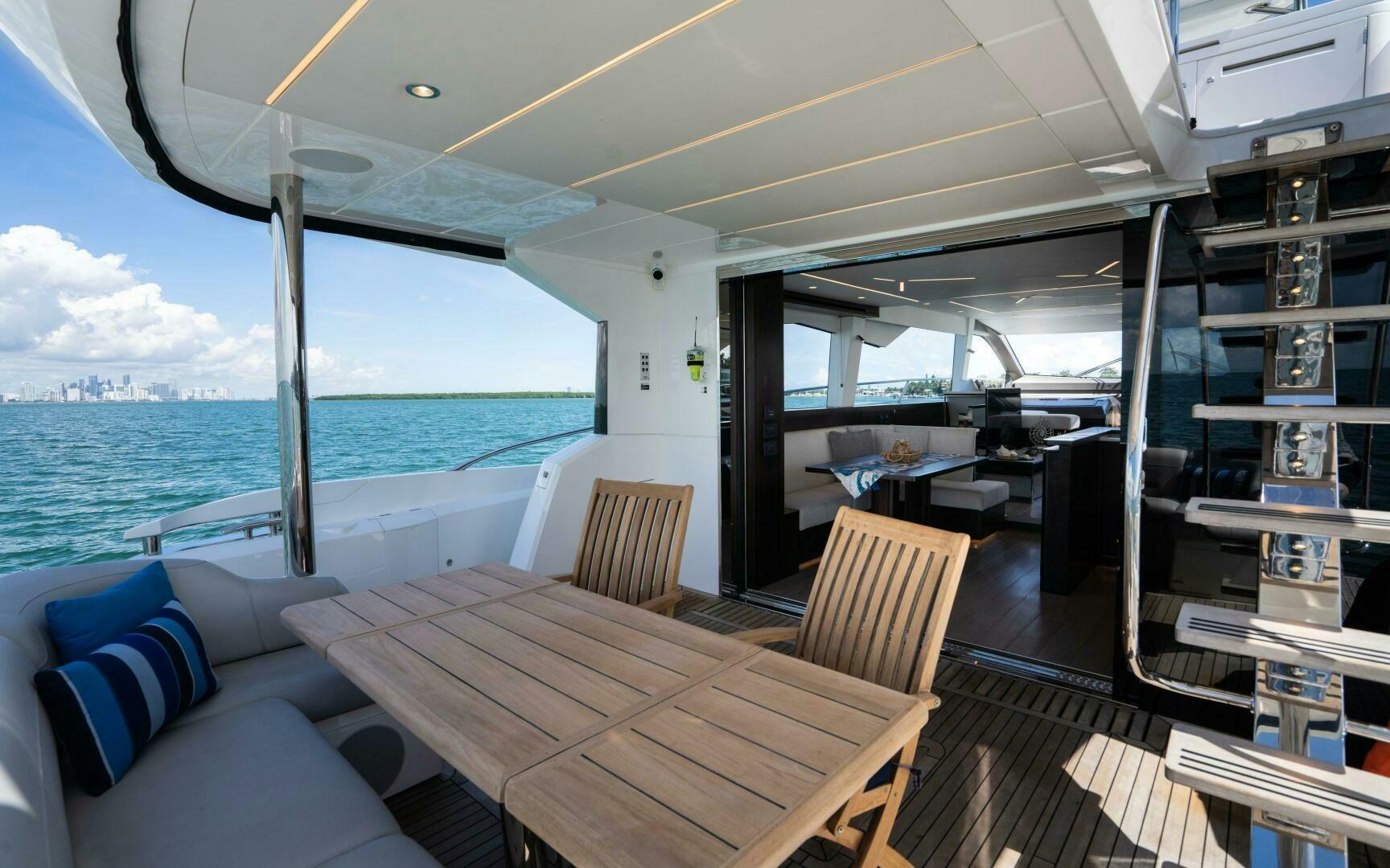 a boat on the water aboard 4-PLAY VII Yacht for Sale