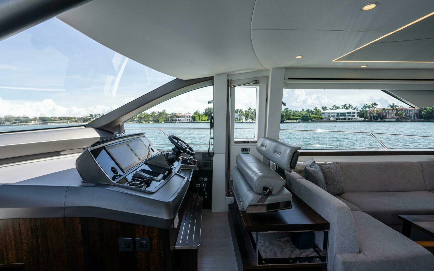 inside of a vehicle aboard 4-PLAY VII Yacht for Sale