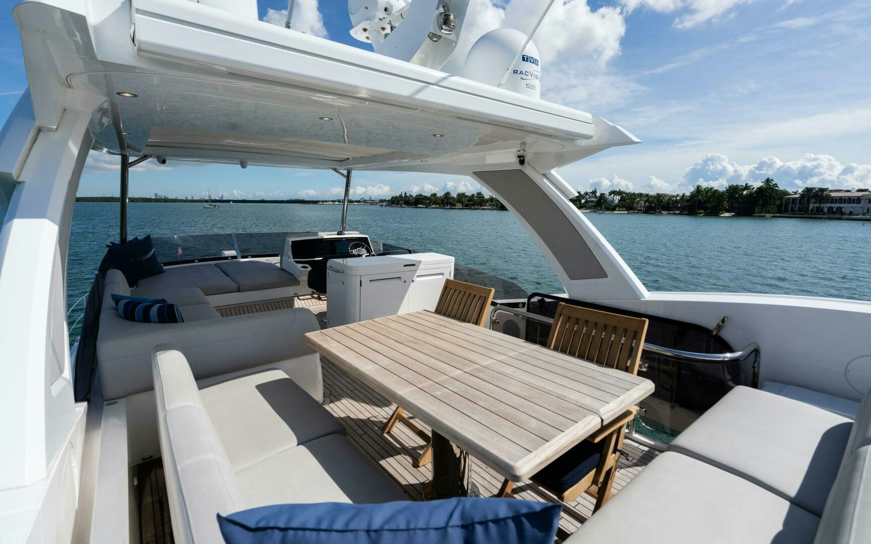 a boat on the water aboard 4-PLAY VII Yacht for Sale