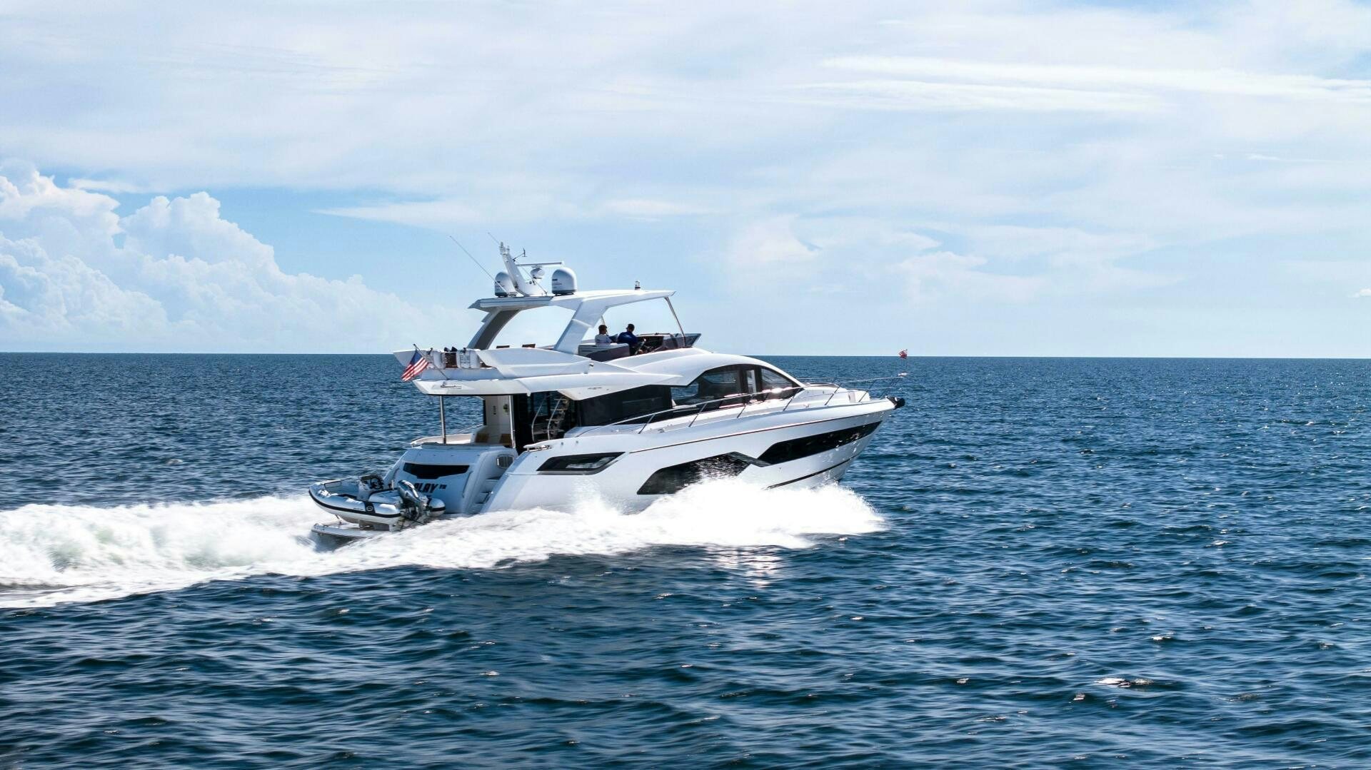 a boat on the water aboard 4-PLAY VII Yacht for Sale