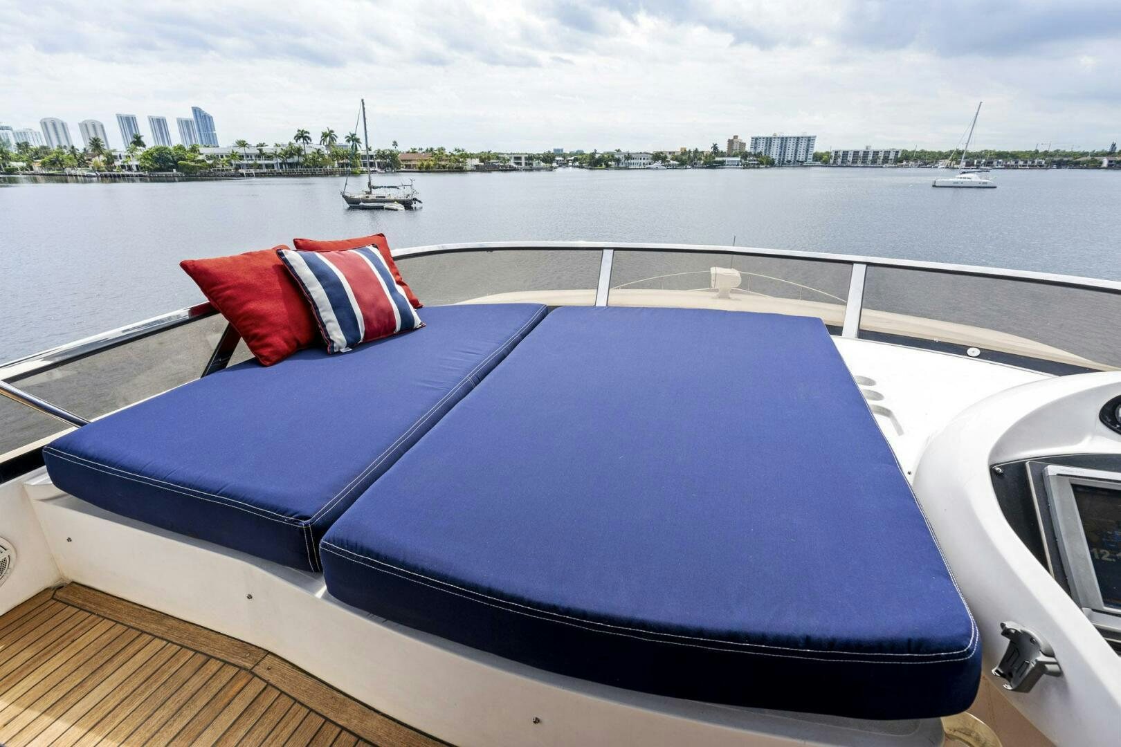 a boat on the water aboard PERSISTENCE Yacht for Sale