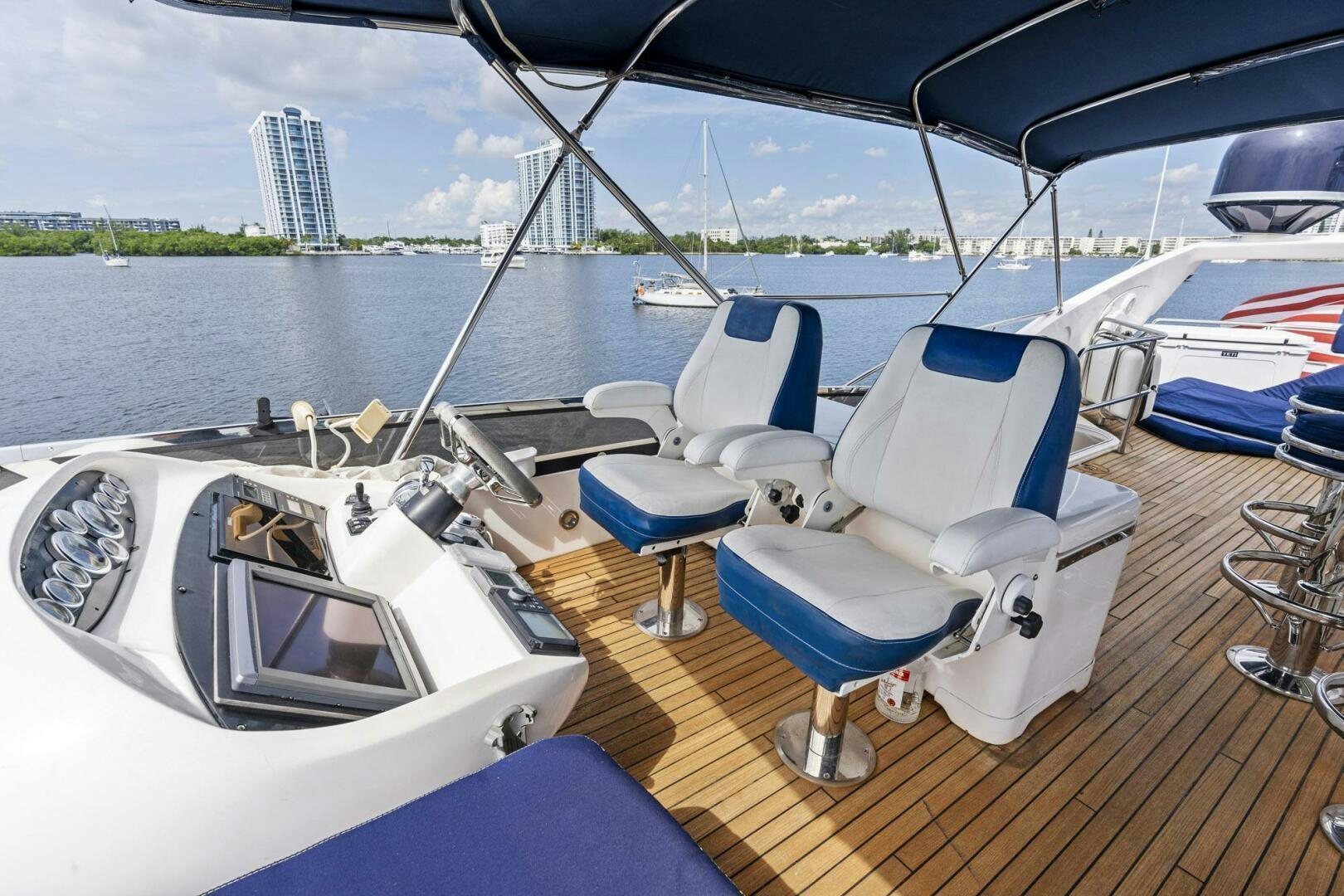 a boat on the water aboard PERSISTENCE Yacht for Sale