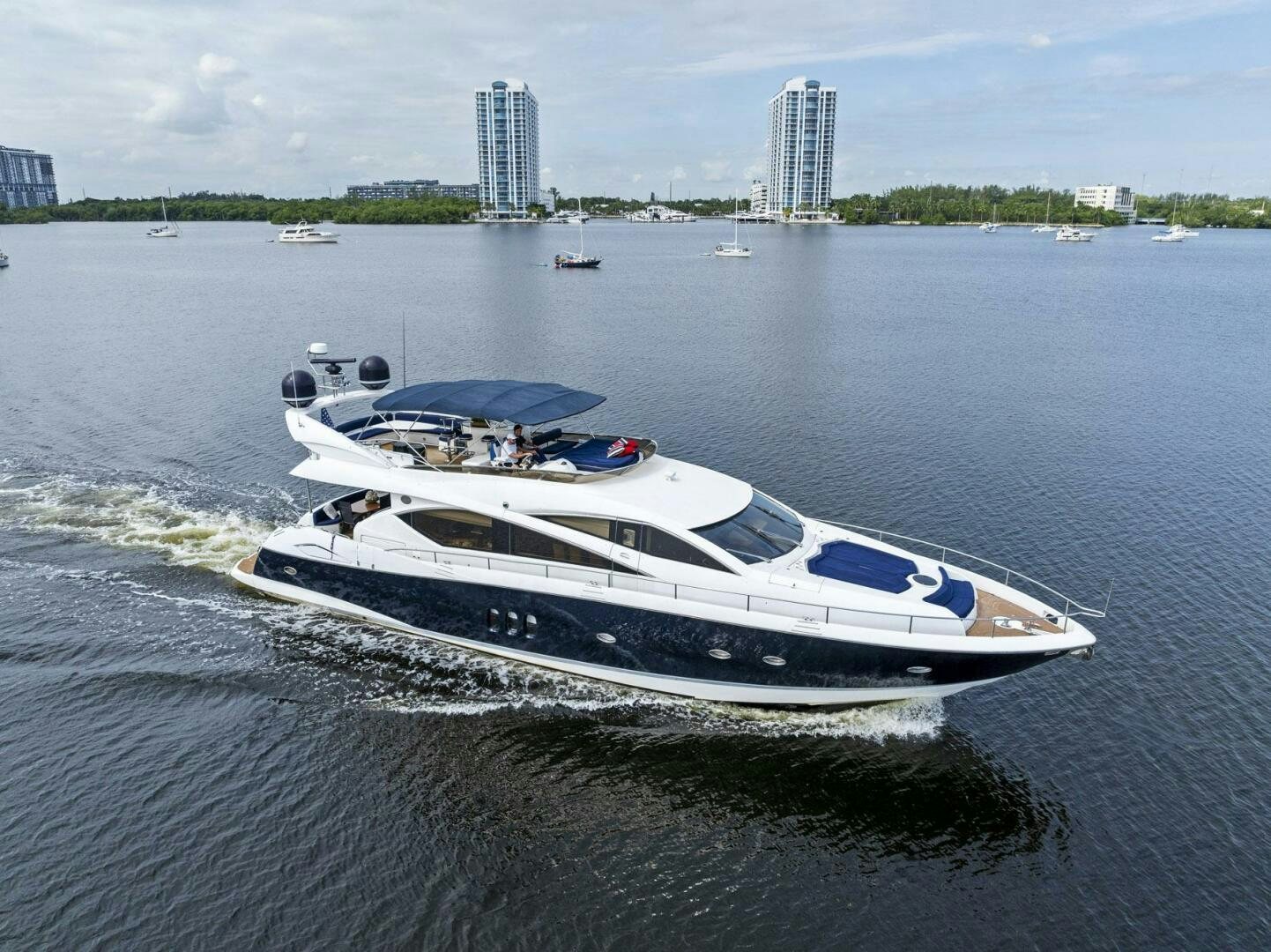a boat on the water aboard PERSISTENCE Yacht for Sale