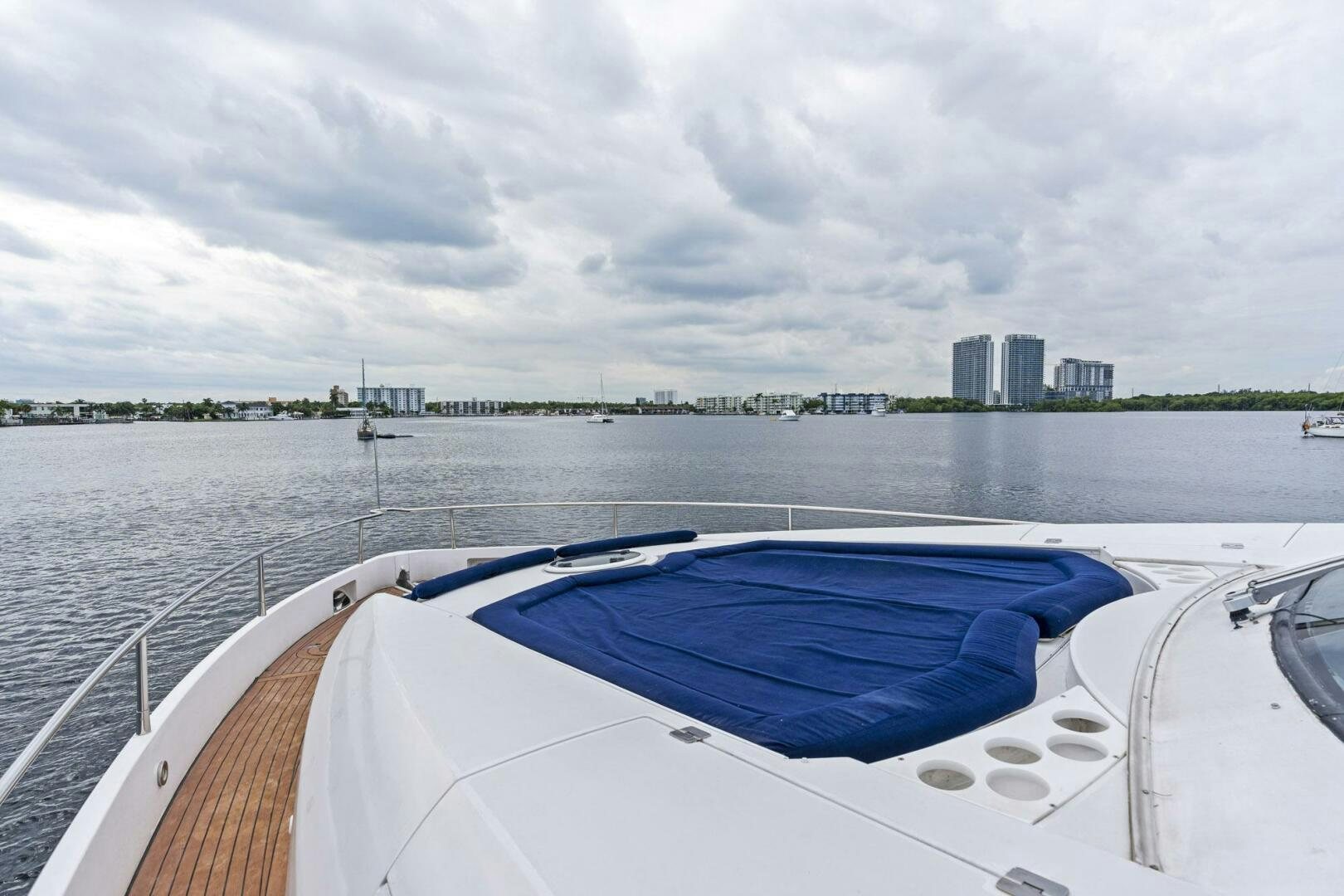 a boat on the water aboard PERSISTENCE Yacht for Sale