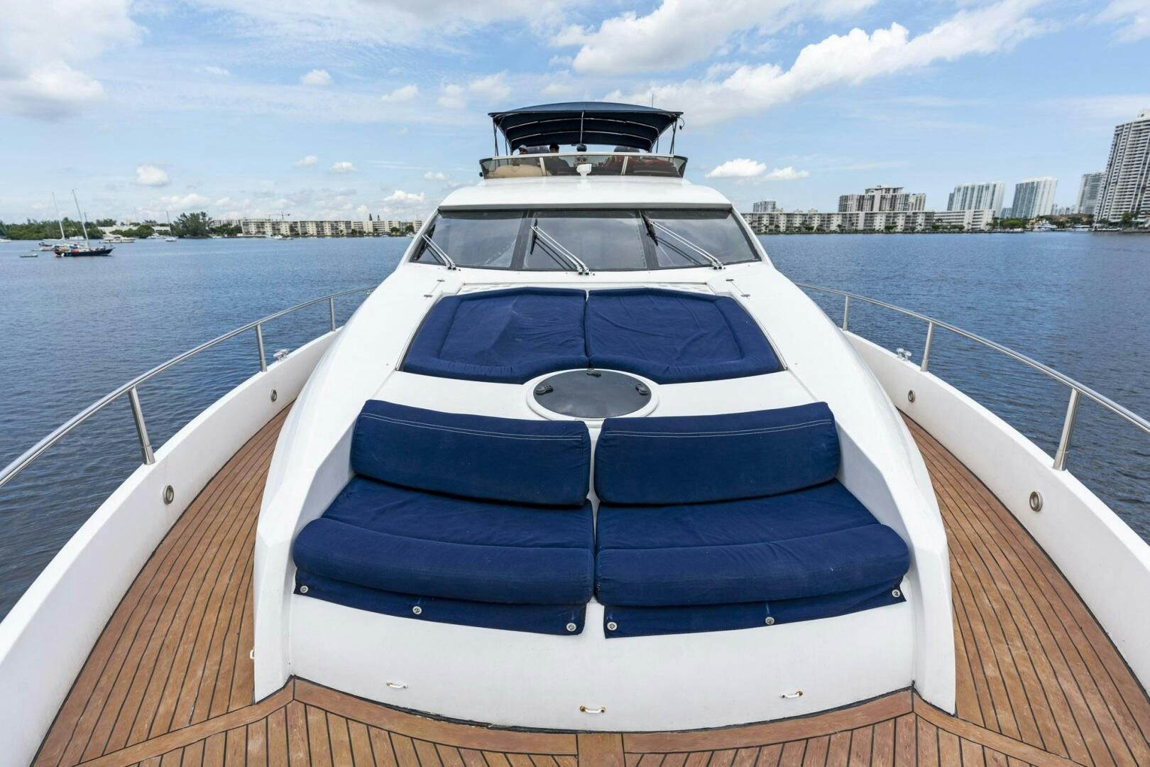 a boat on a body of water aboard PERSISTENCE Yacht for Sale