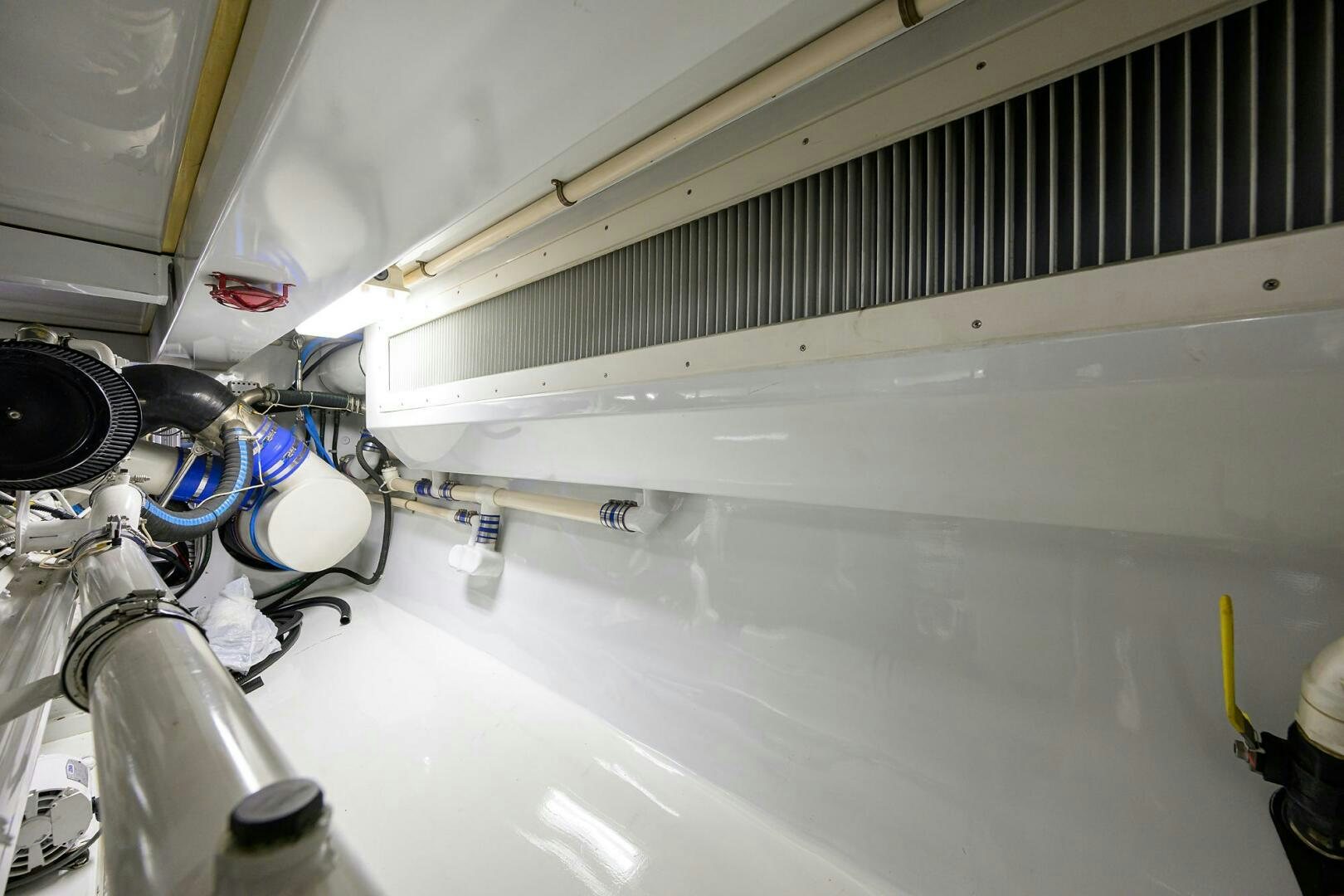 a machine on the counter aboard BUSINESS STINKS Yacht for Sale