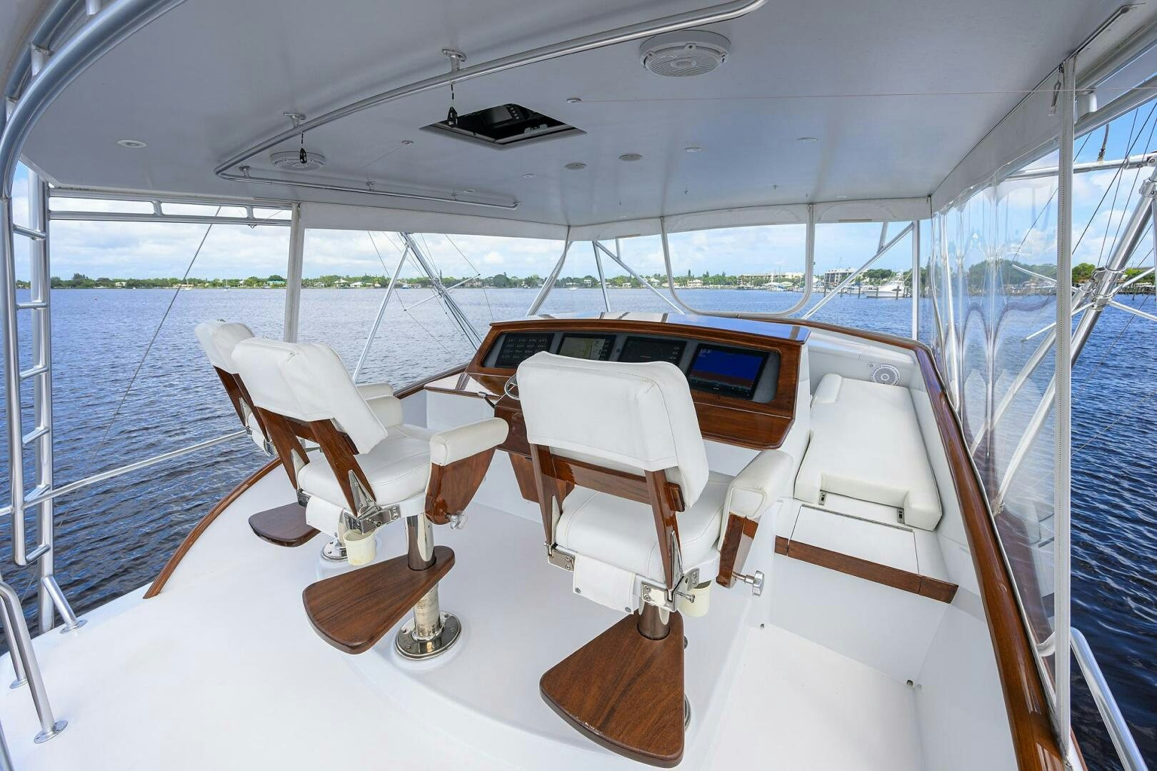 inside of a boat aboard BUSINESS STINKS Yacht for Sale