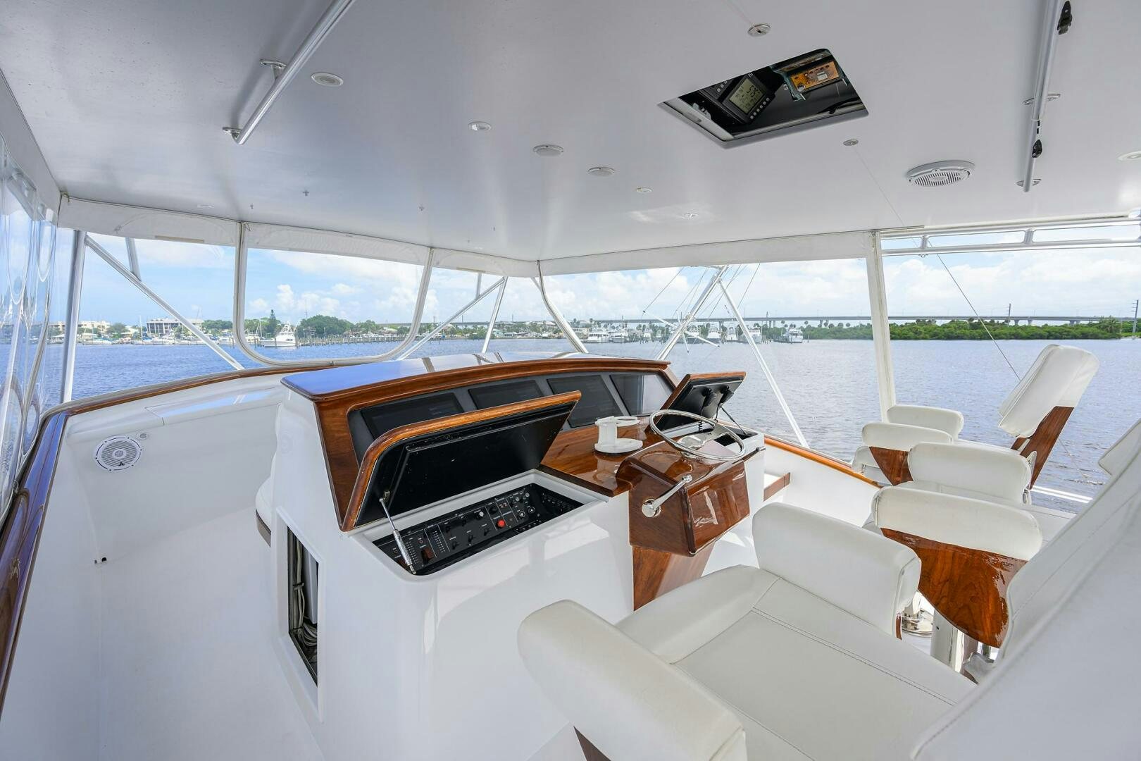 inside of a boat aboard BUSINESS STINKS Yacht for Sale