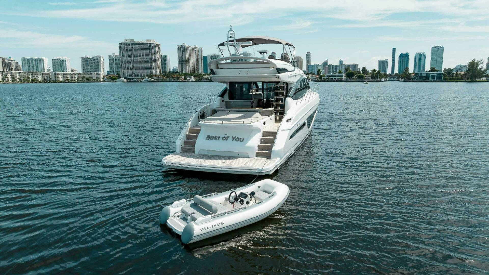a boat on the water aboard BEST OF YOU Yacht for Sale