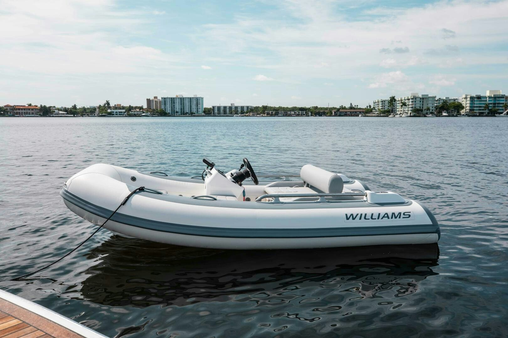 a white boat on the water aboard BEST OF YOU Yacht for Sale