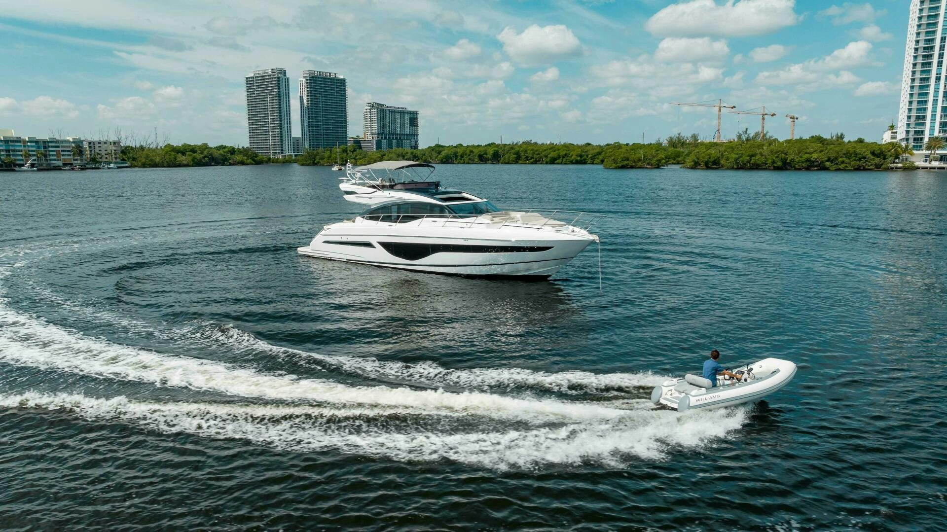 a boat on the water aboard BEST OF YOU Yacht for Sale