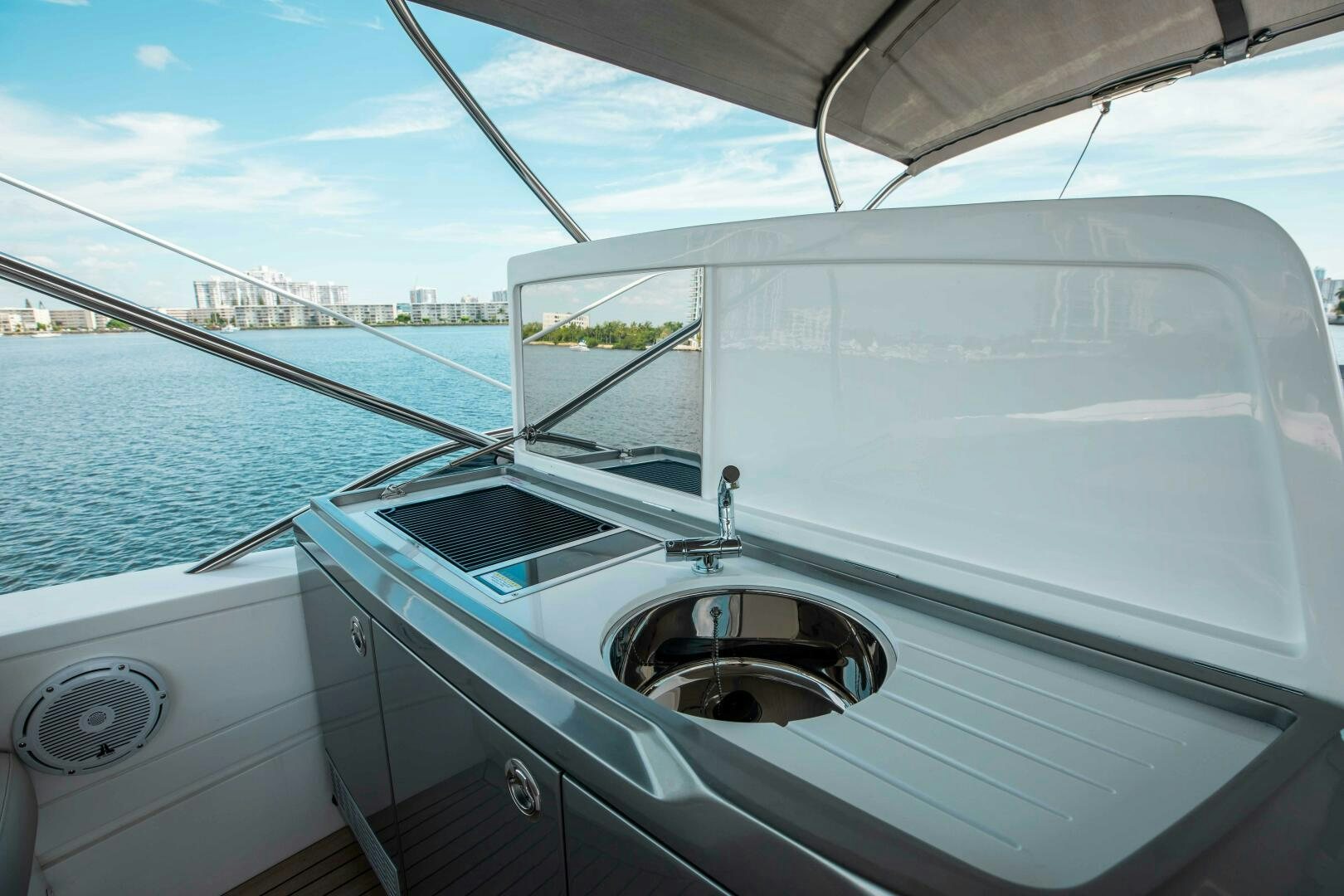 the front of a boat aboard BEST OF YOU Yacht for Sale