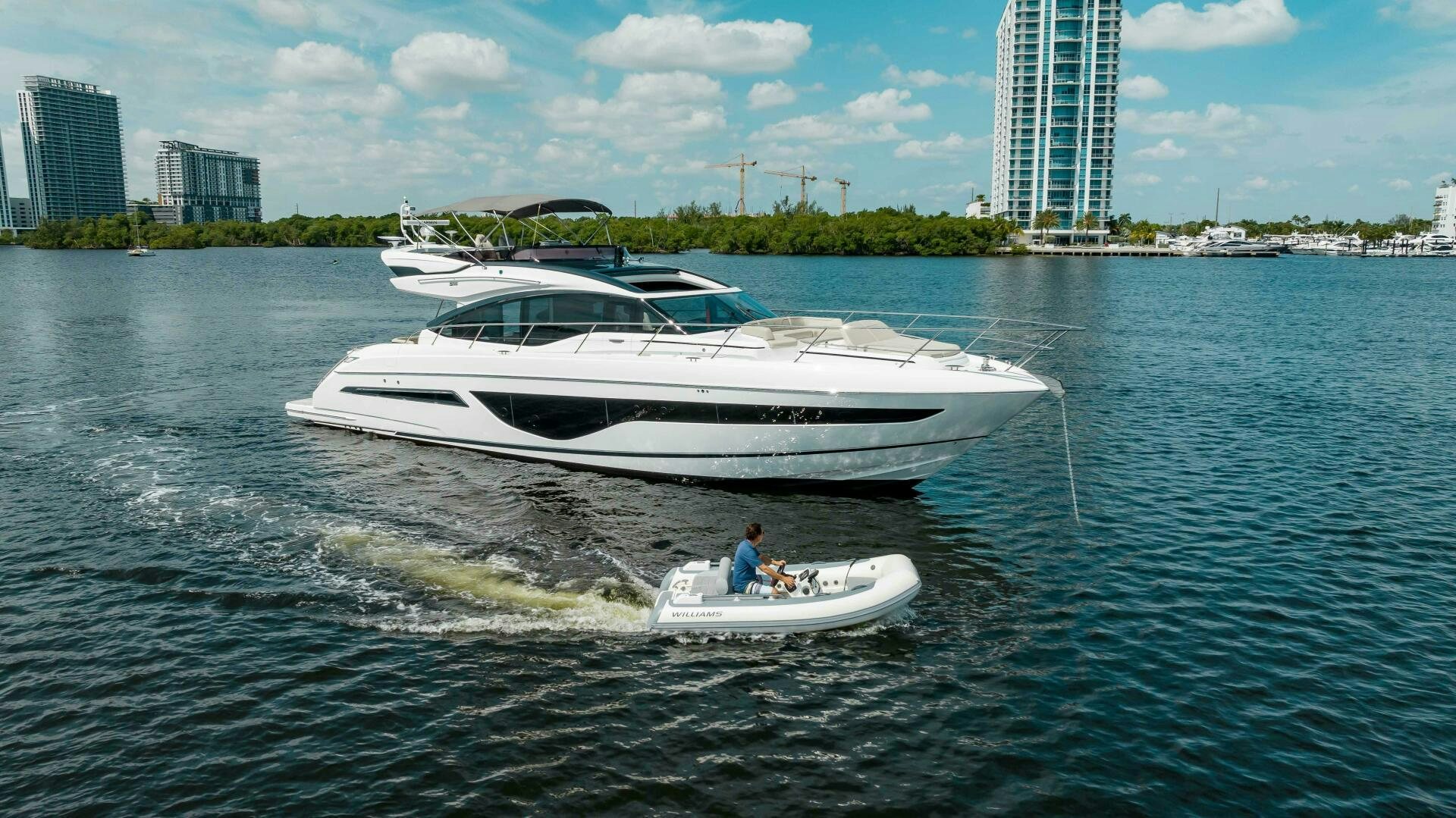 a boat on the water aboard BEST OF YOU Yacht for Sale