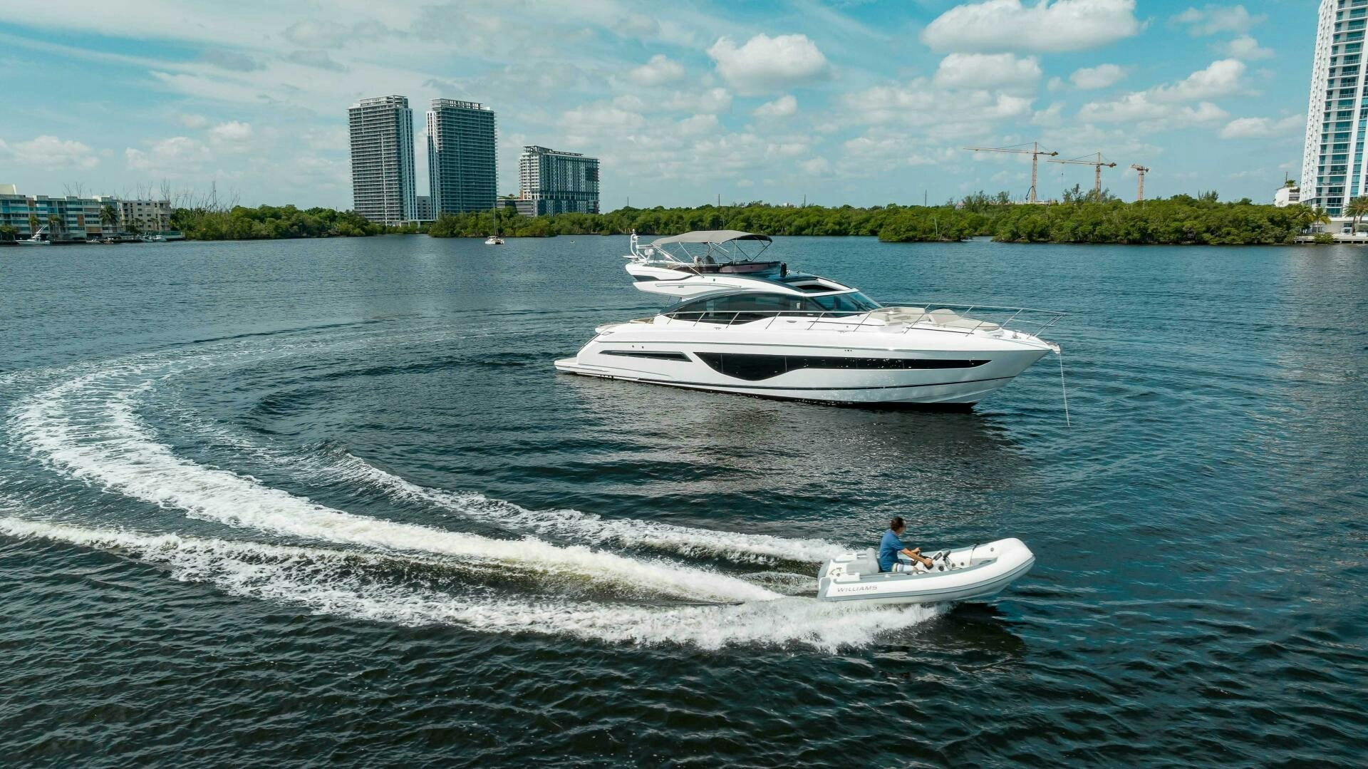 a person on a jet ski aboard BEST OF YOU Yacht for Sale