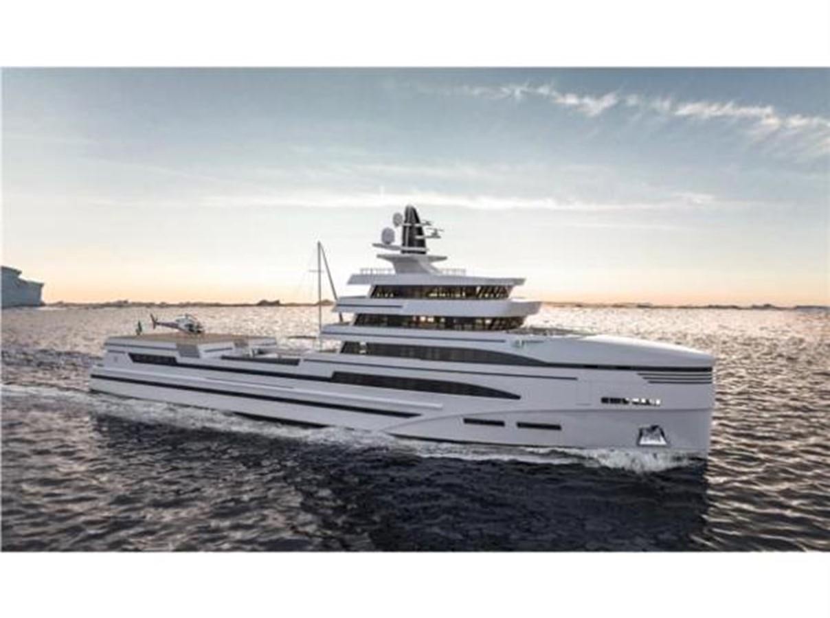 a ship on the water aboard 85M SPADOLINI HELIPAD EXPEDITION YACHT Yacht for Sale