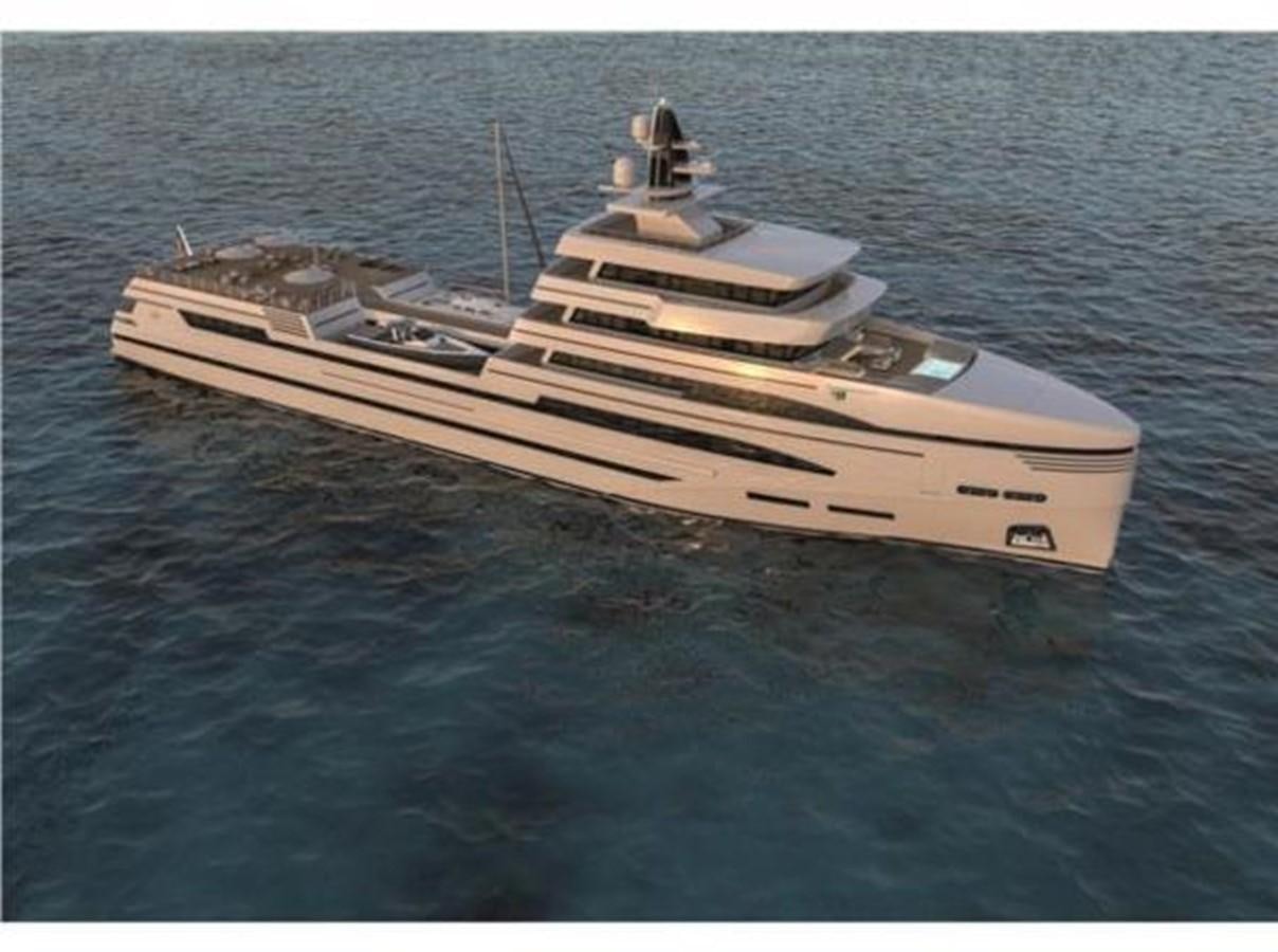 a ship in the water aboard 85M SPADOLINI HELIPAD EXPEDITION YACHT Yacht for Sale