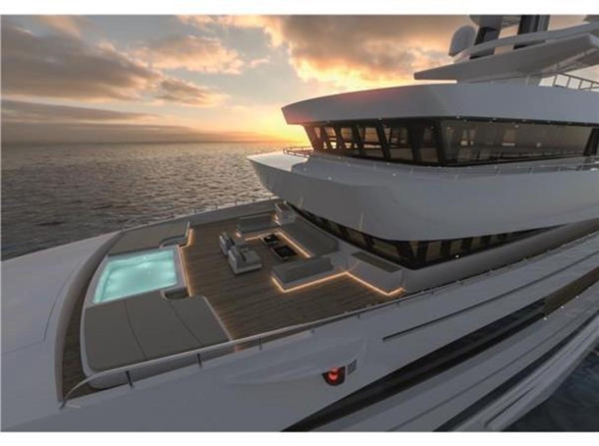a boat on the water aboard 85M SPADOLINI HELIPAD EXPEDITION YACHT Yacht for Sale